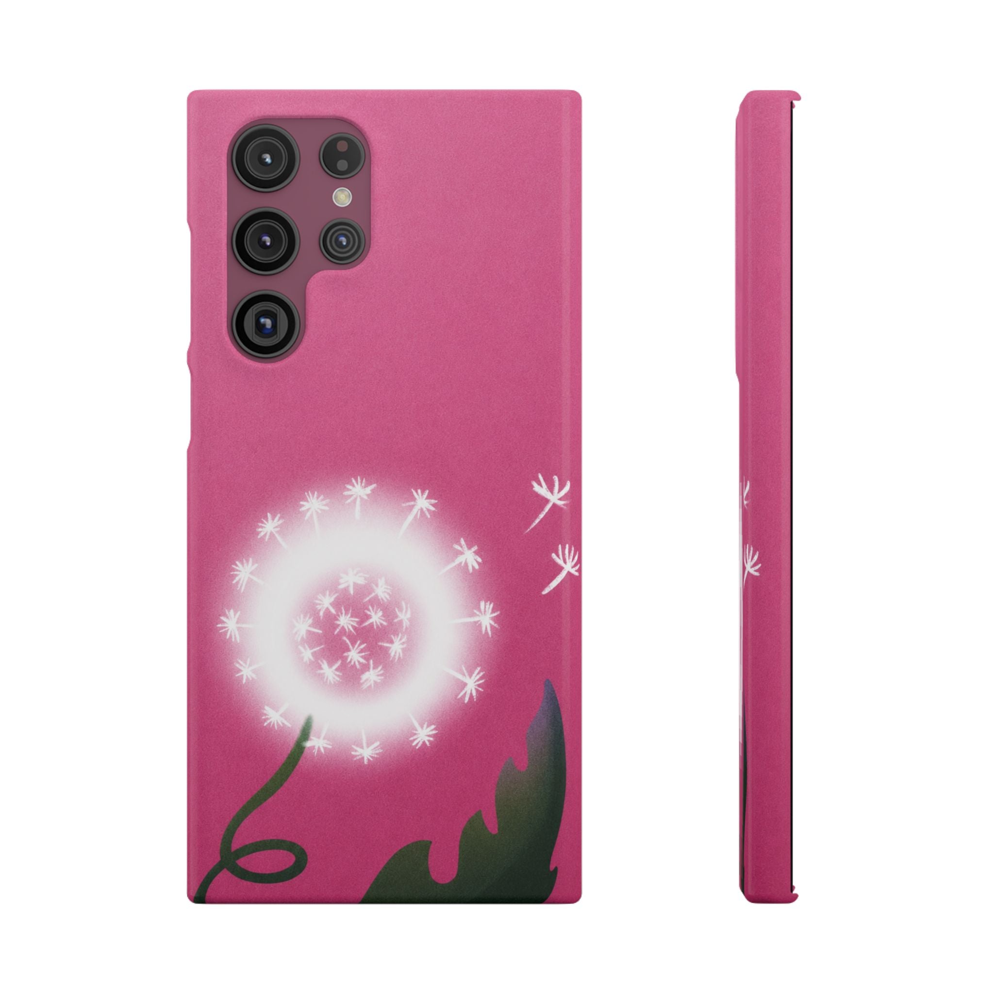 Pink Dandelion Phone Case