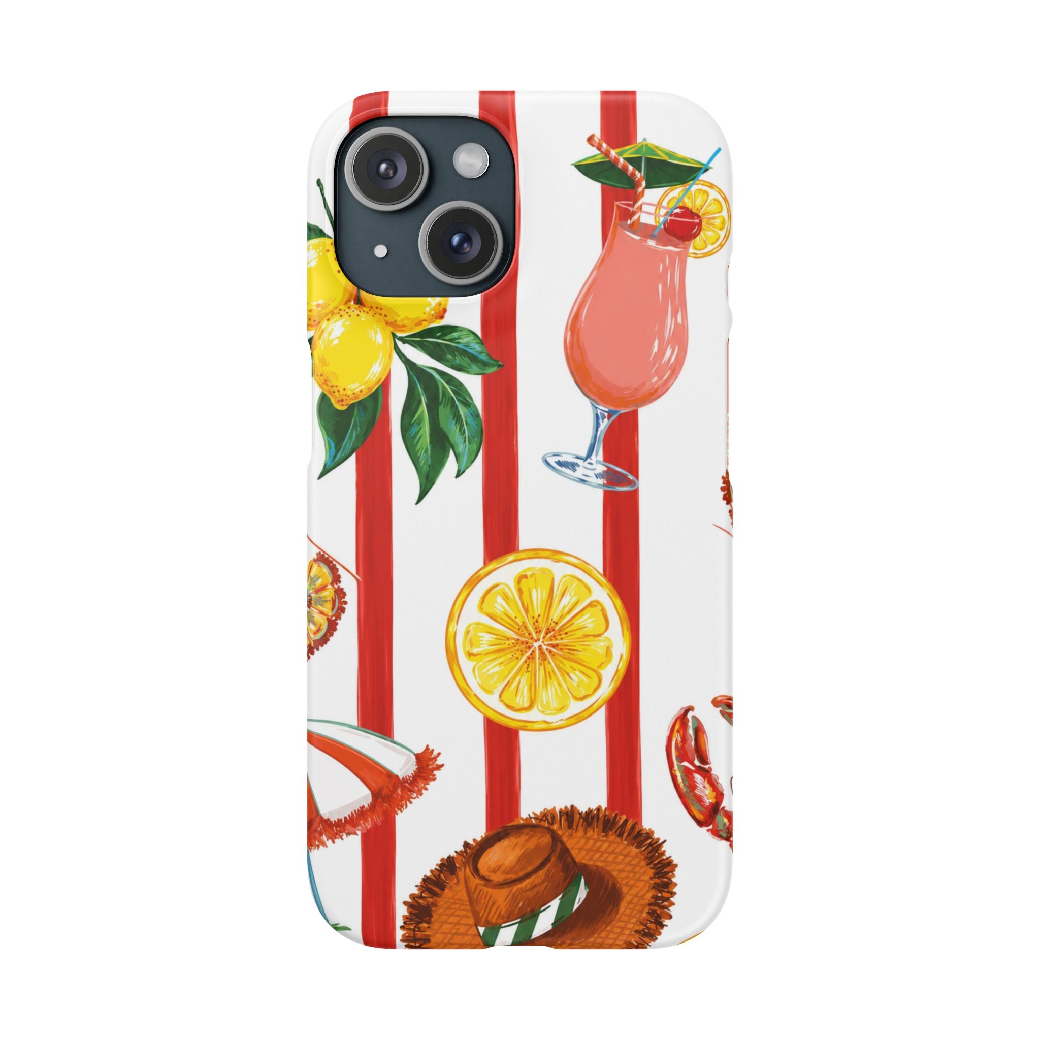 Lemon Coast – Summer Citrus Phone Case