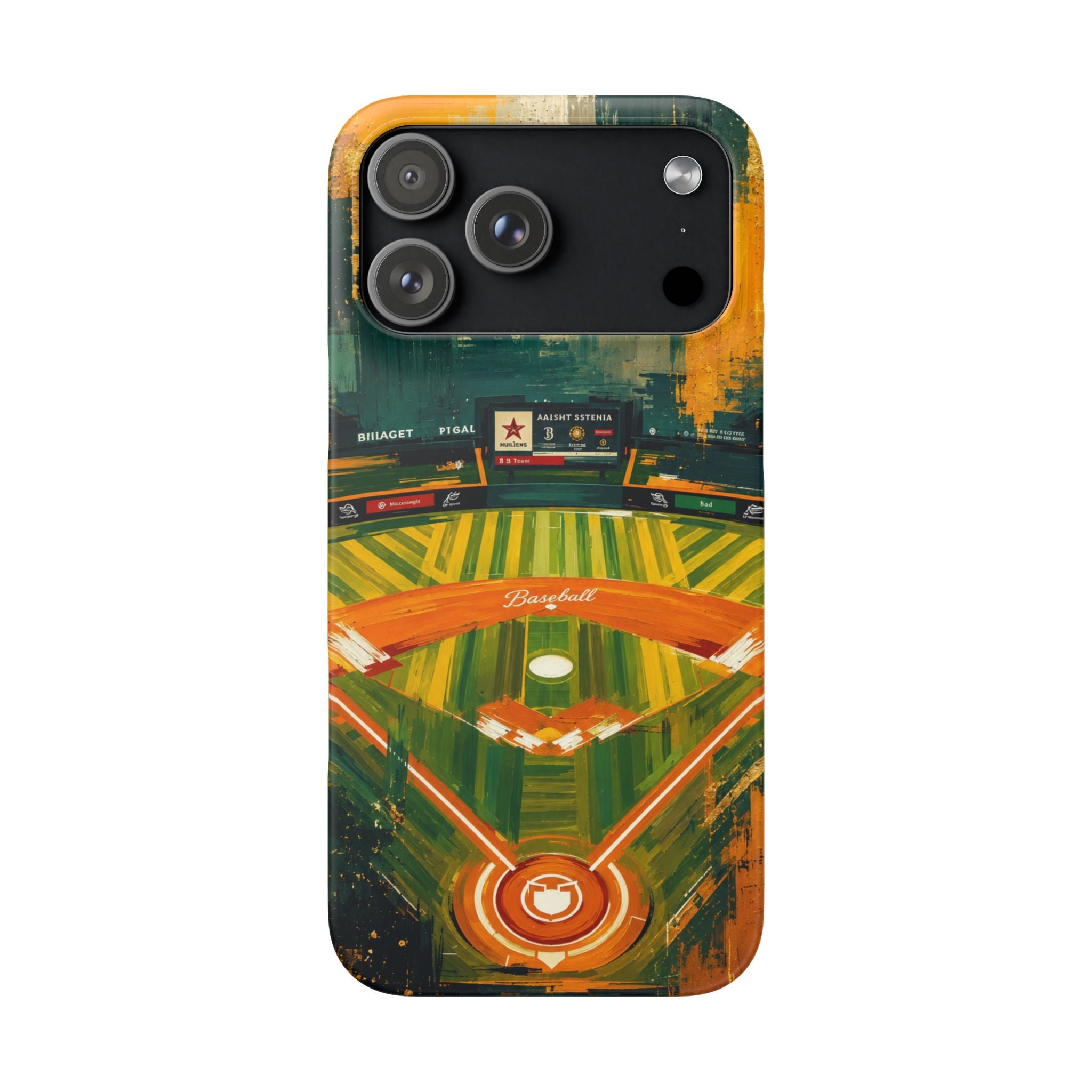 Abstract Baseball Stadium Phone Case