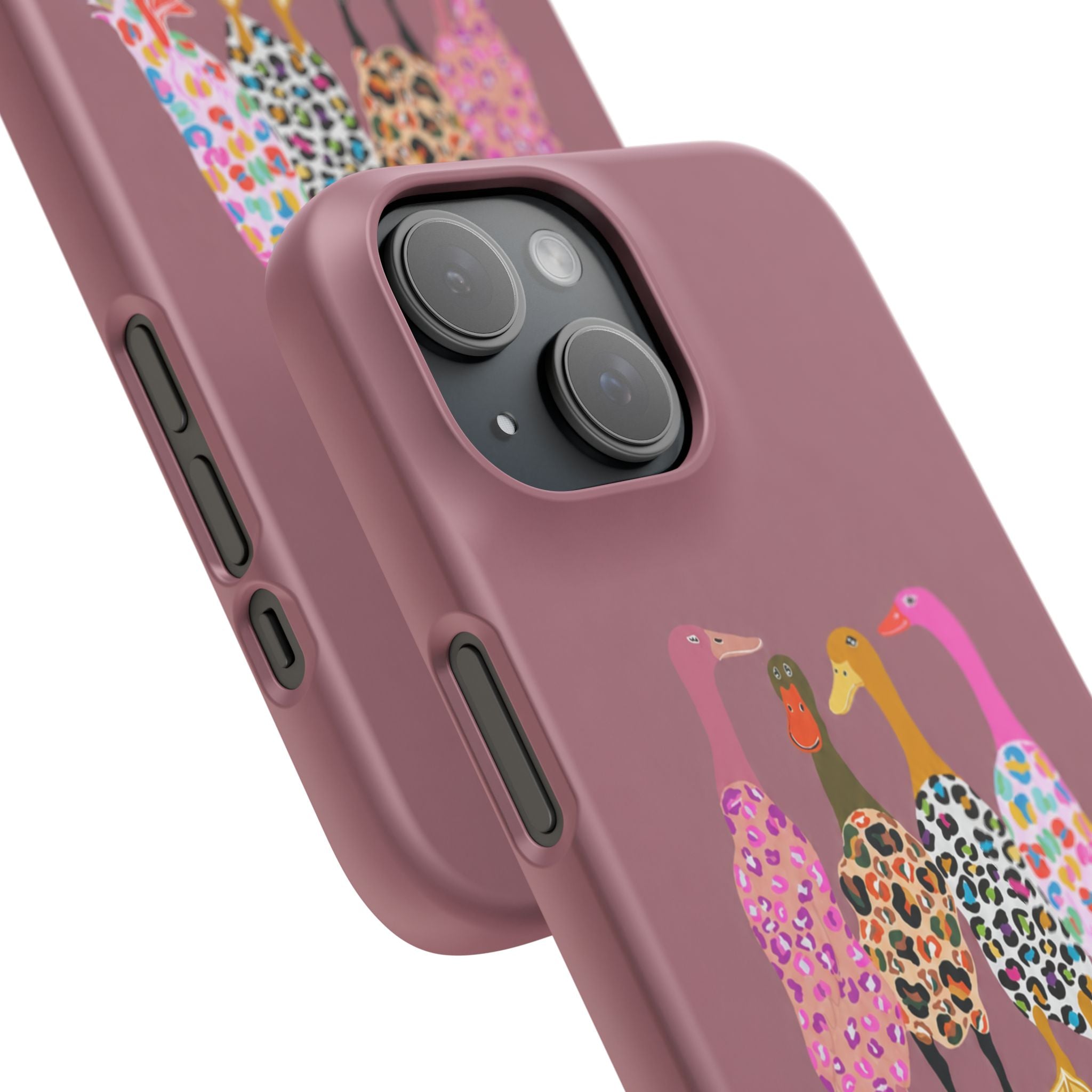 Colorful Leopard Ducks Phone Case