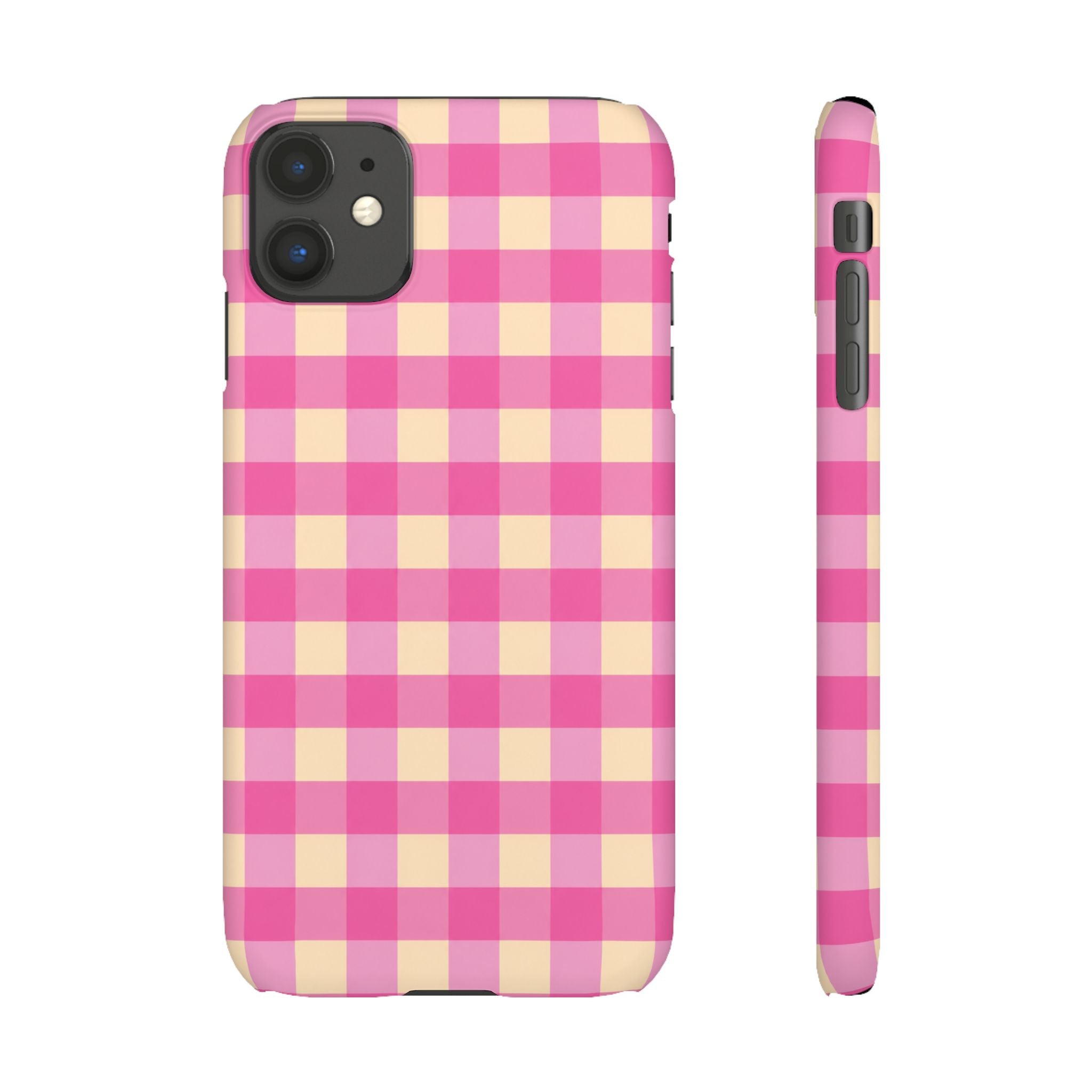 Pink Gingham Phone Case