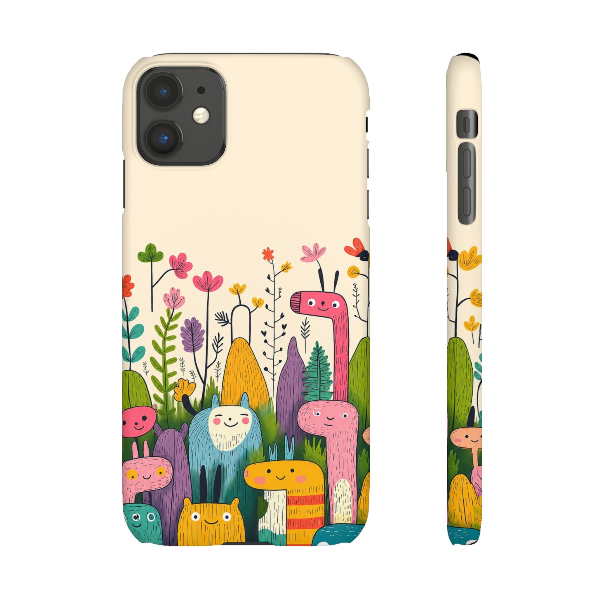 Cute Monster Garden Phone Case