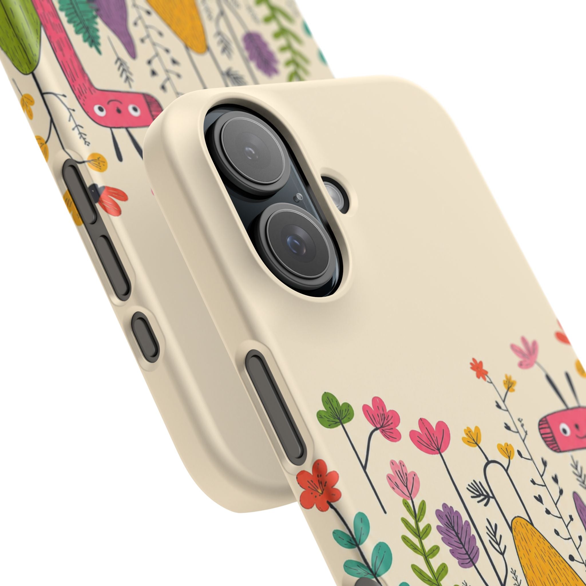Cute Monster Garden Phone Case