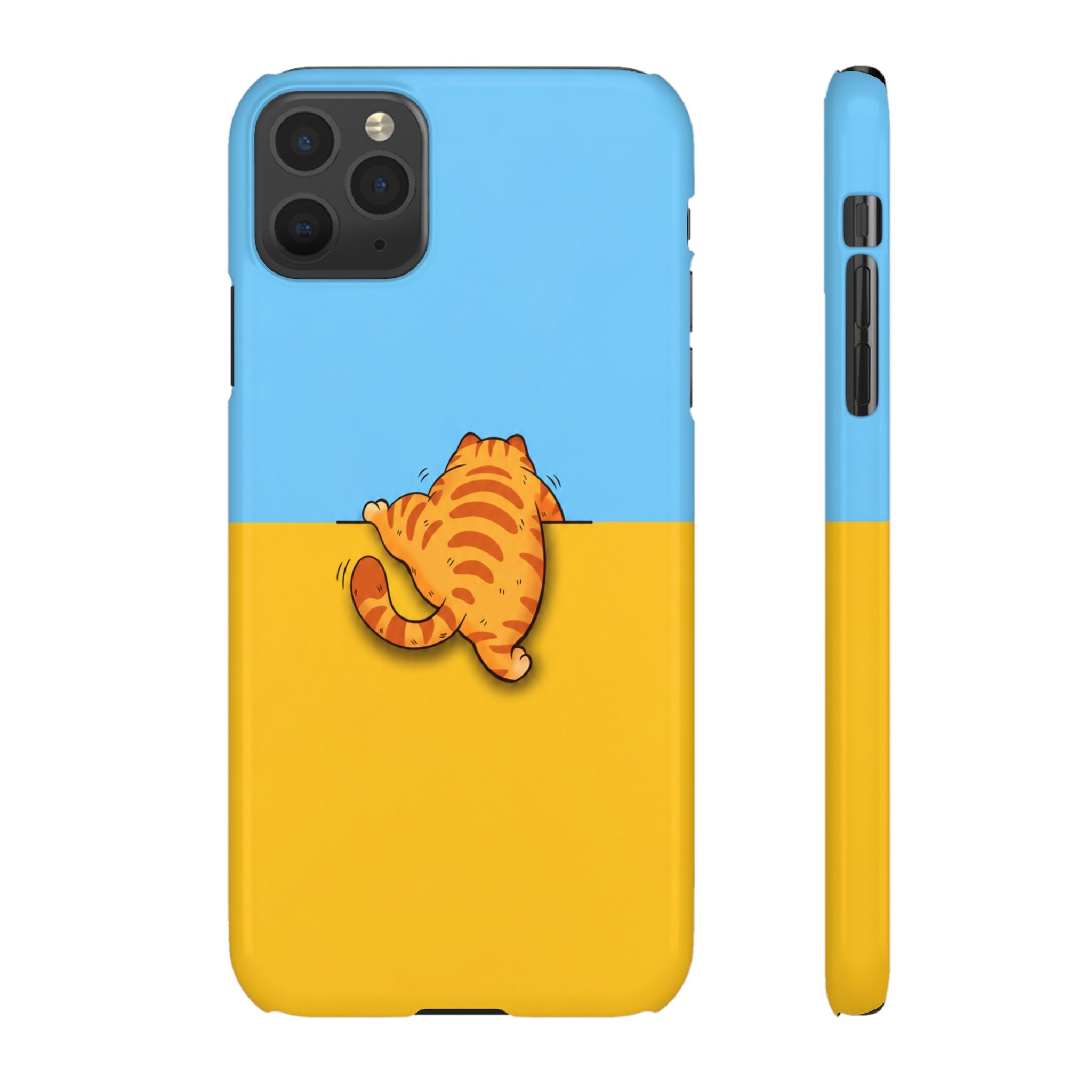 Peekaboo Orange Cat Phone Case