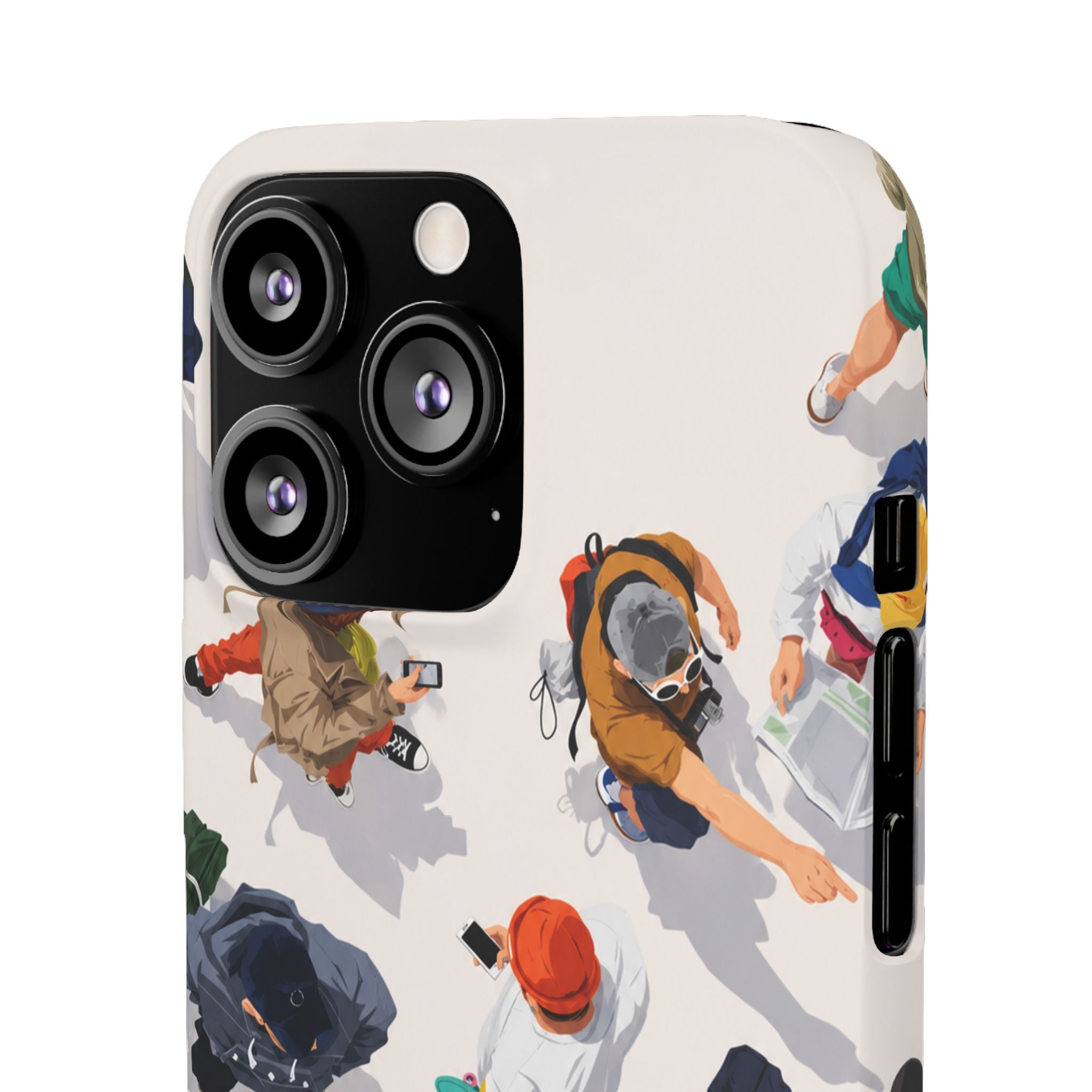 City Crowd Aesthetic Phone Case