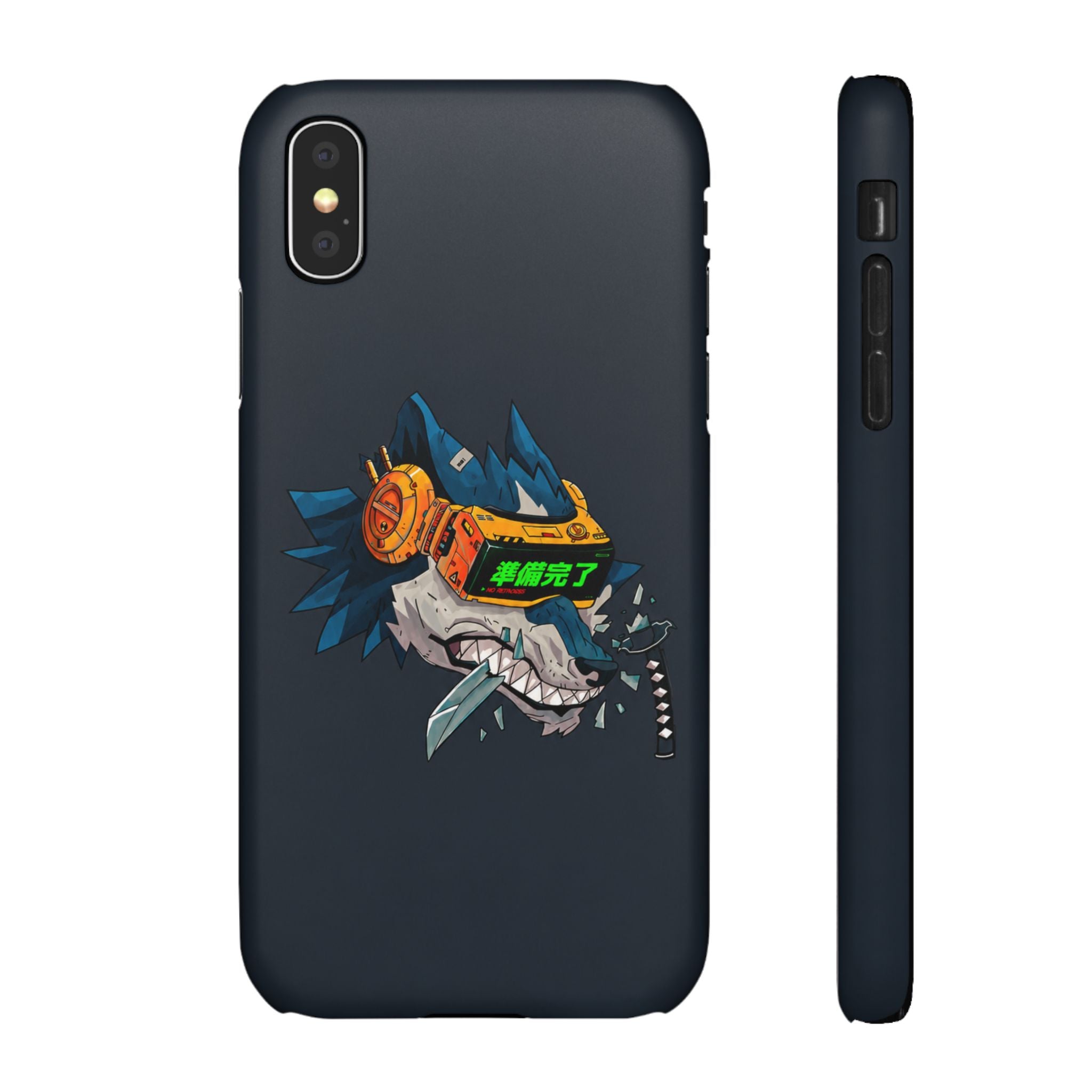 Cyberpunk Wolf Phone Case