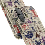 Vintage Travel Stamps Phone Case