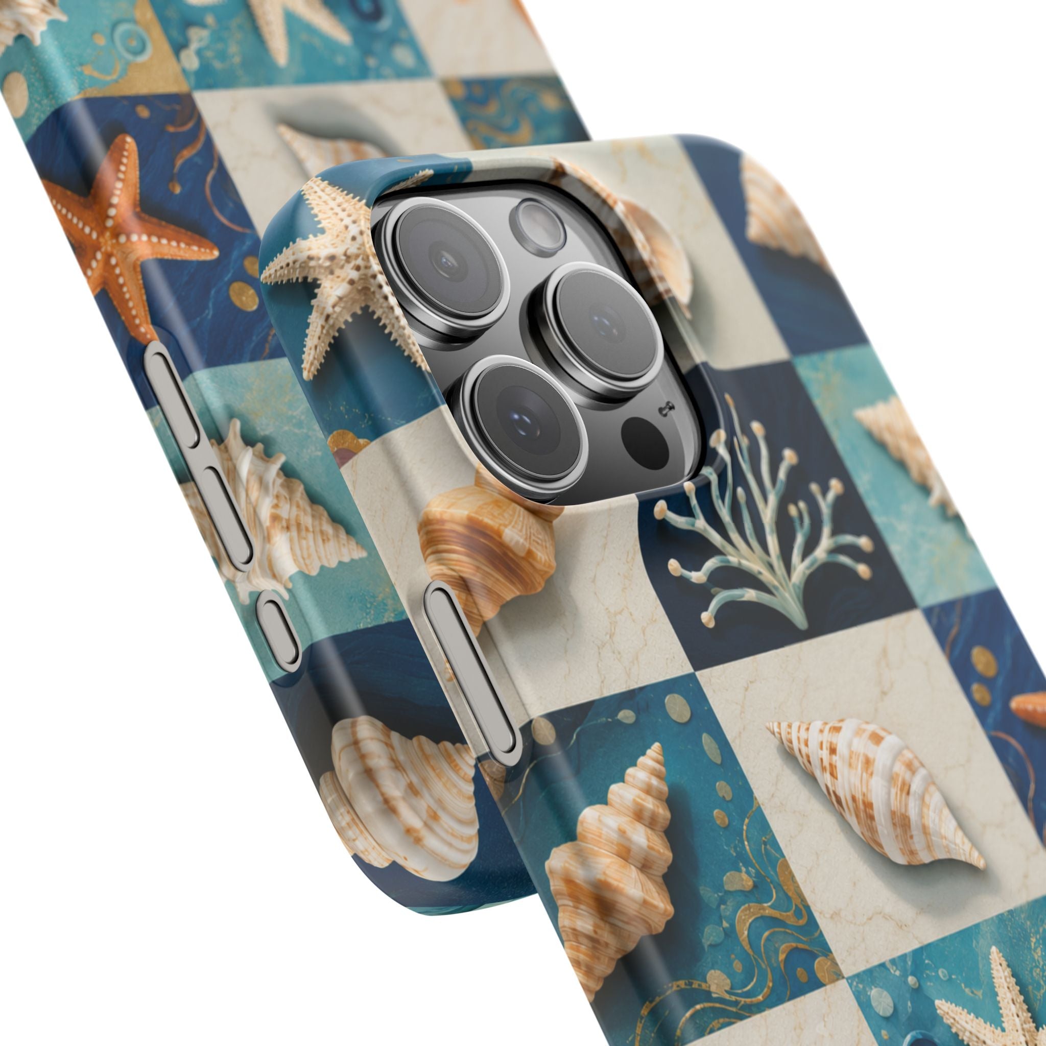 Coastal Seashell Mosaic Phone Case