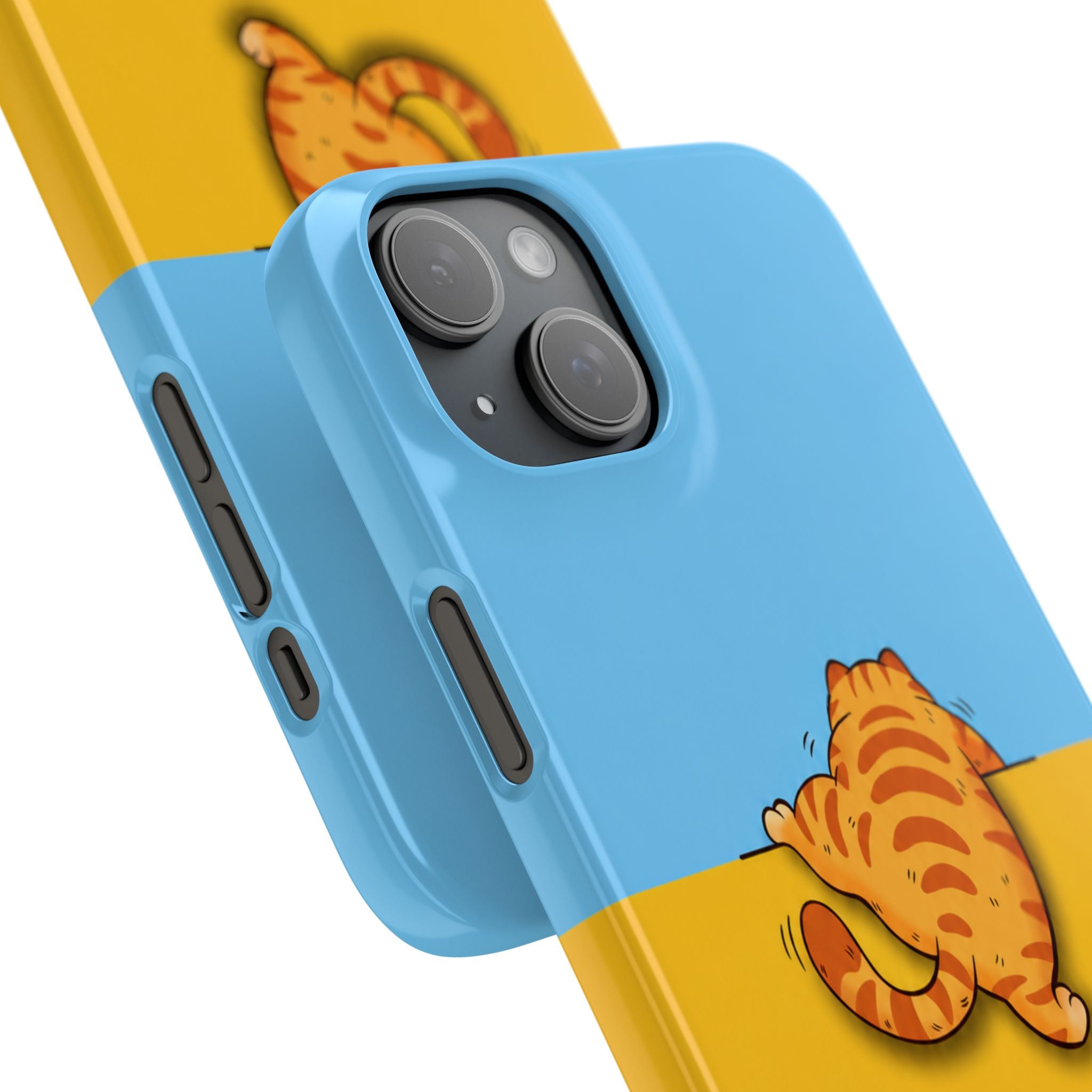 Peekaboo Orange Cat Phone Case
