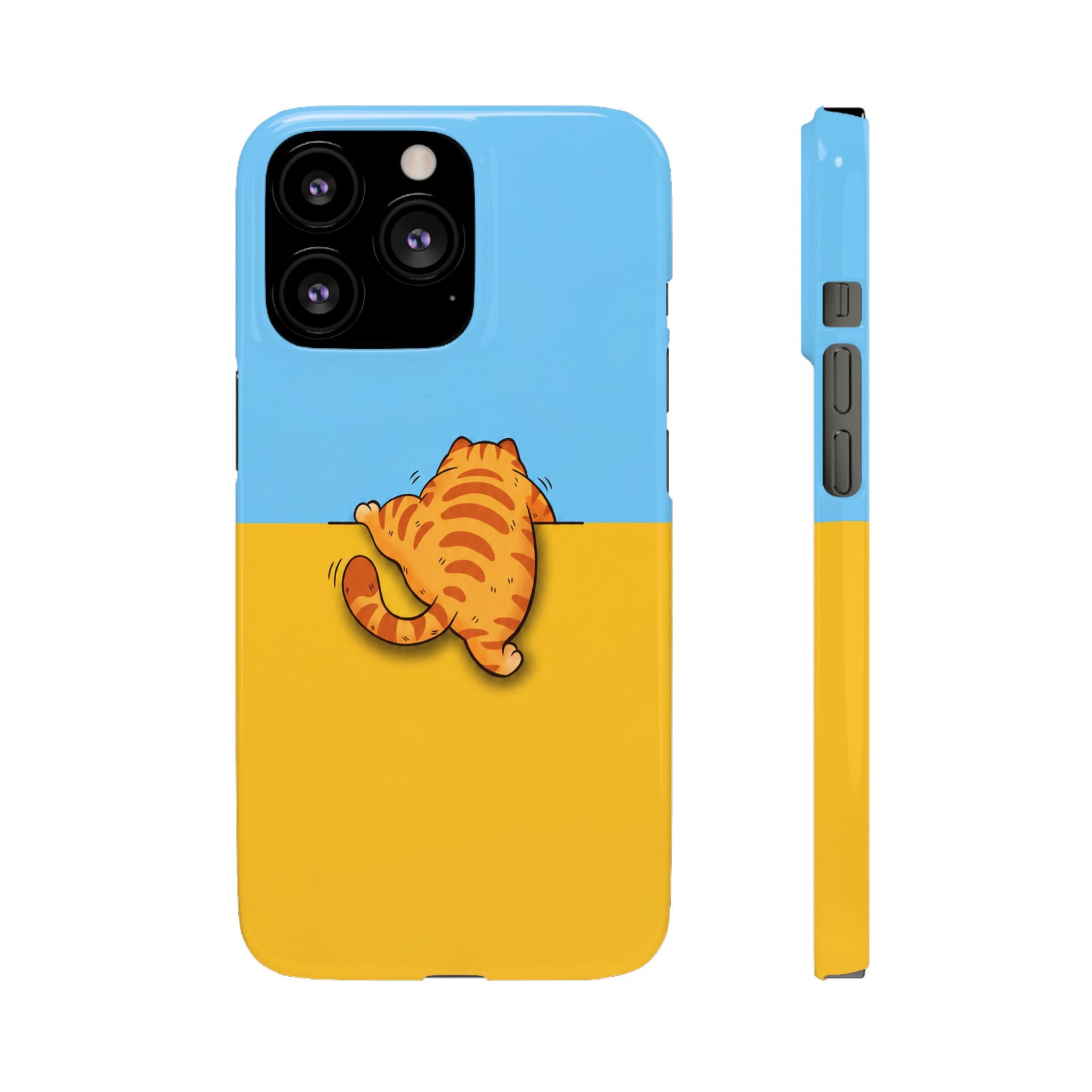 Peekaboo Orange Cat Phone Case
