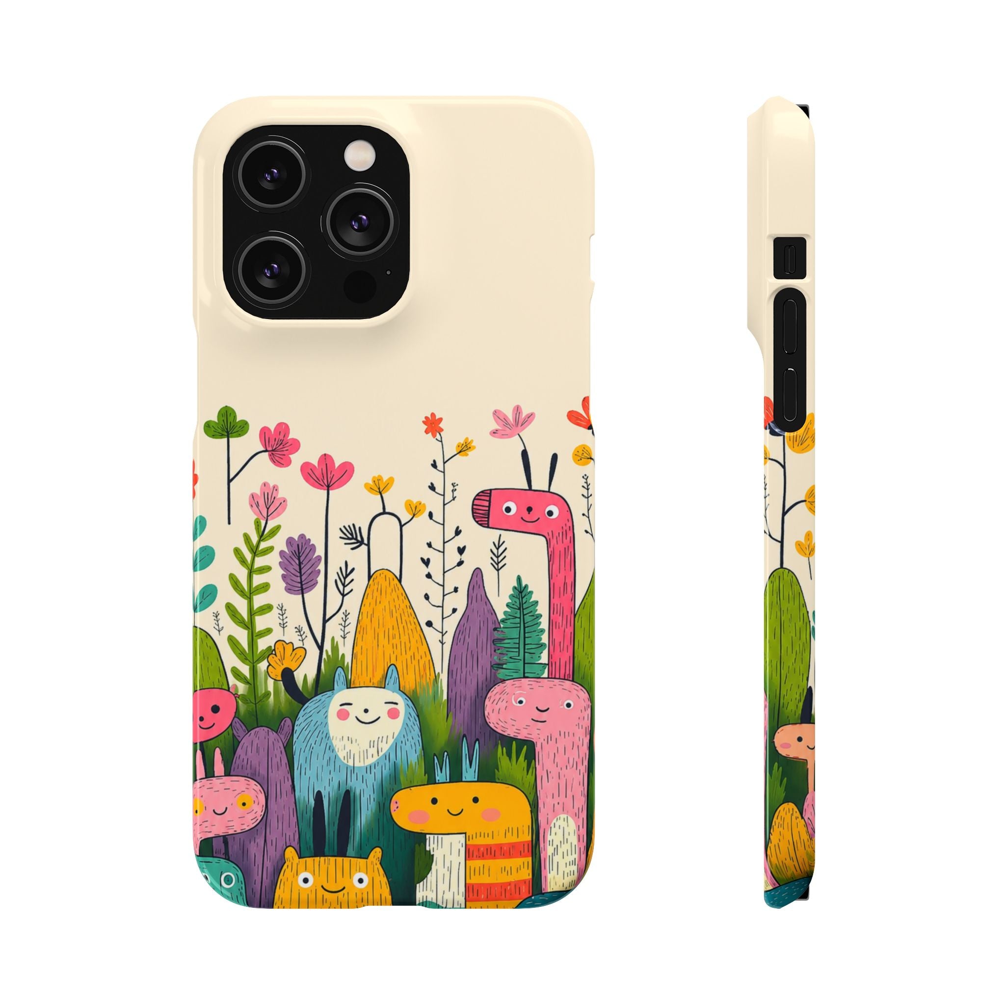Cute Monster Garden Phone Case