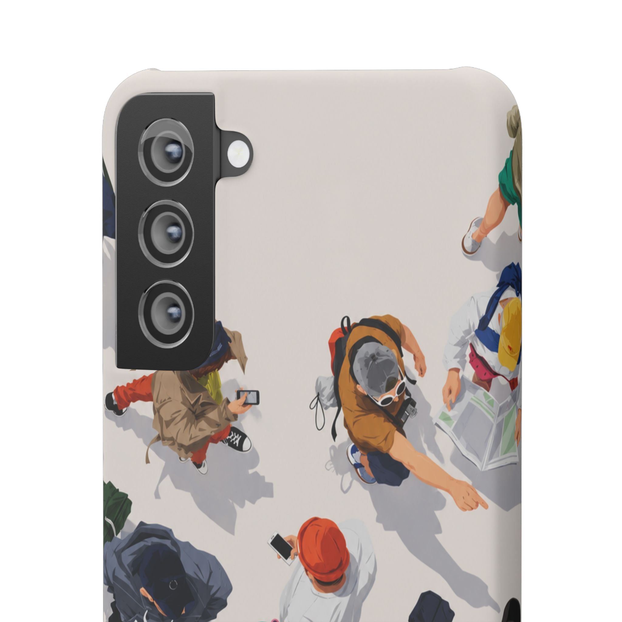 City Crowd Aesthetic Phone Case