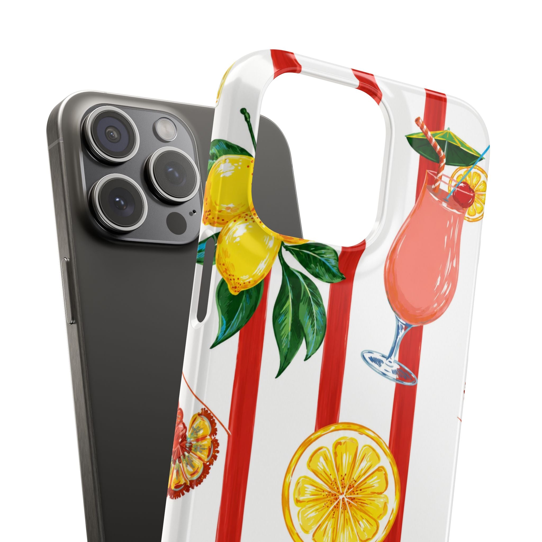Lemon Coast – Summer Citrus Phone Case