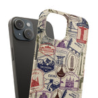 Vintage Travel Stamps Phone Case