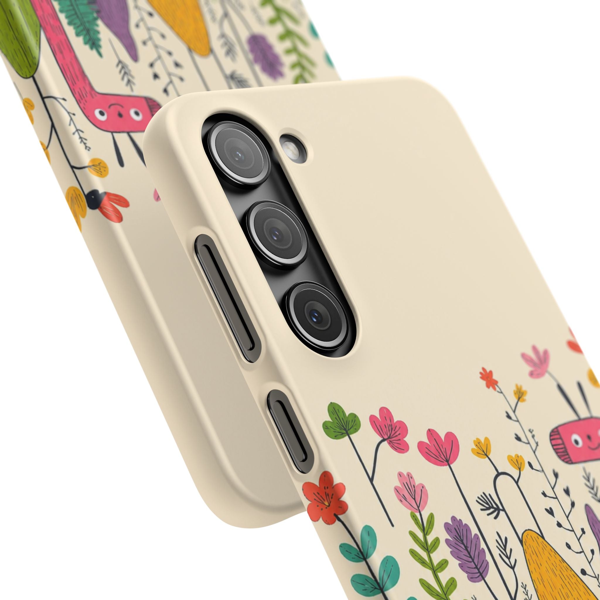 Cute Monster Garden Phone Case