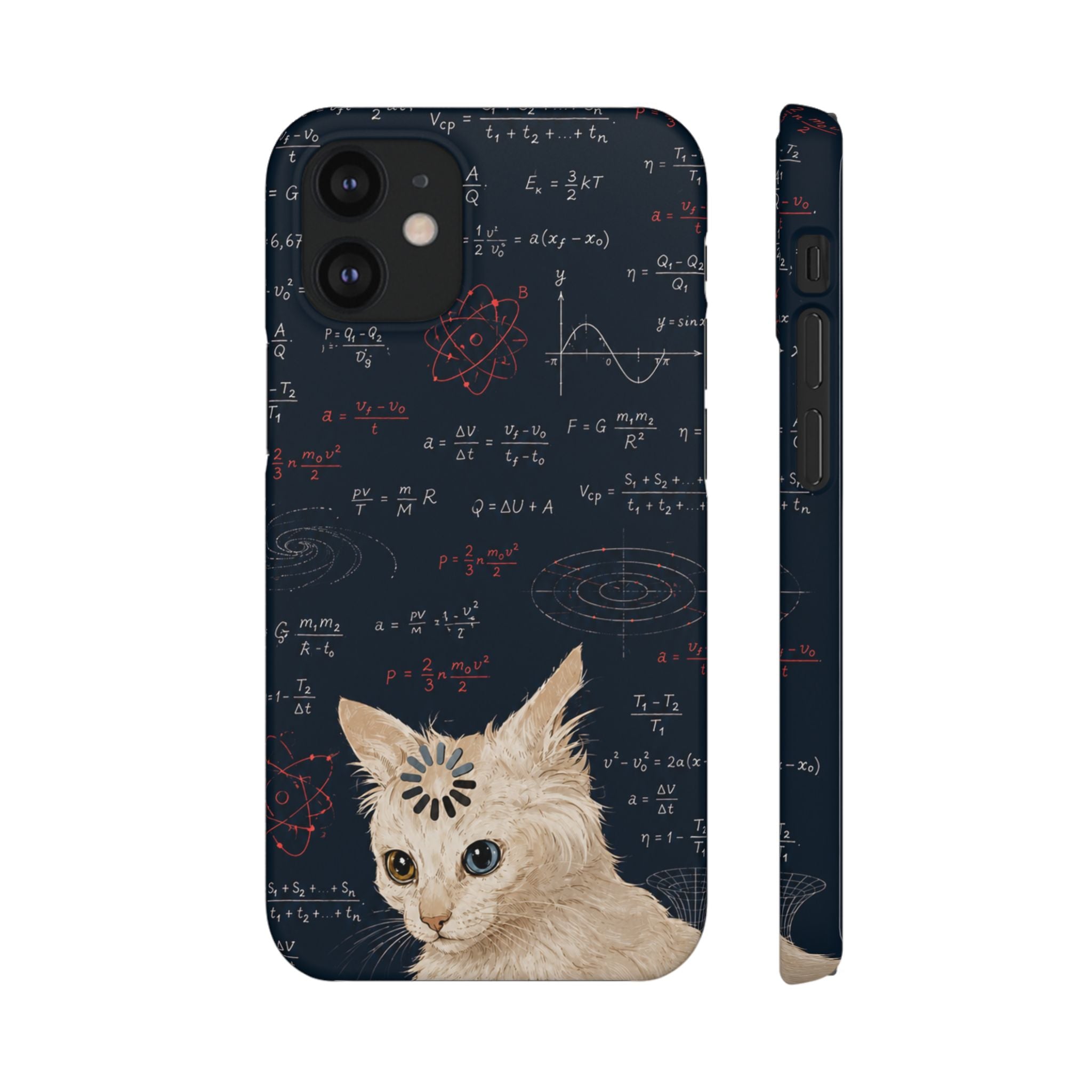 Quantum Kitty Physics Phone Case