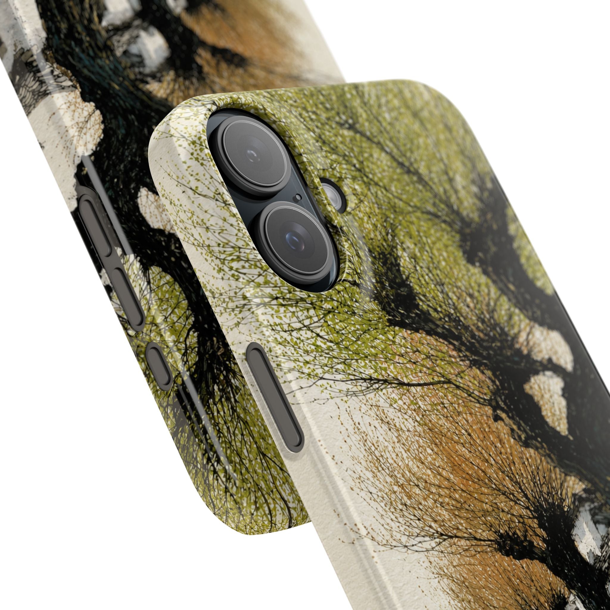 Serene Willow Landscape Phone Case