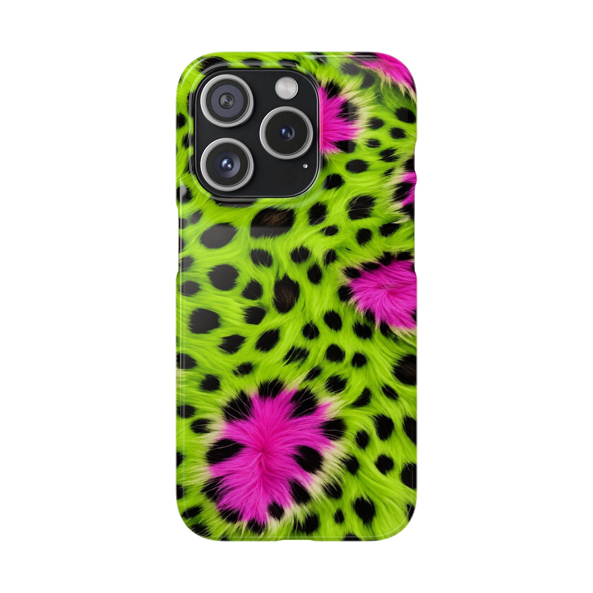 Neon Leopard Phone Case