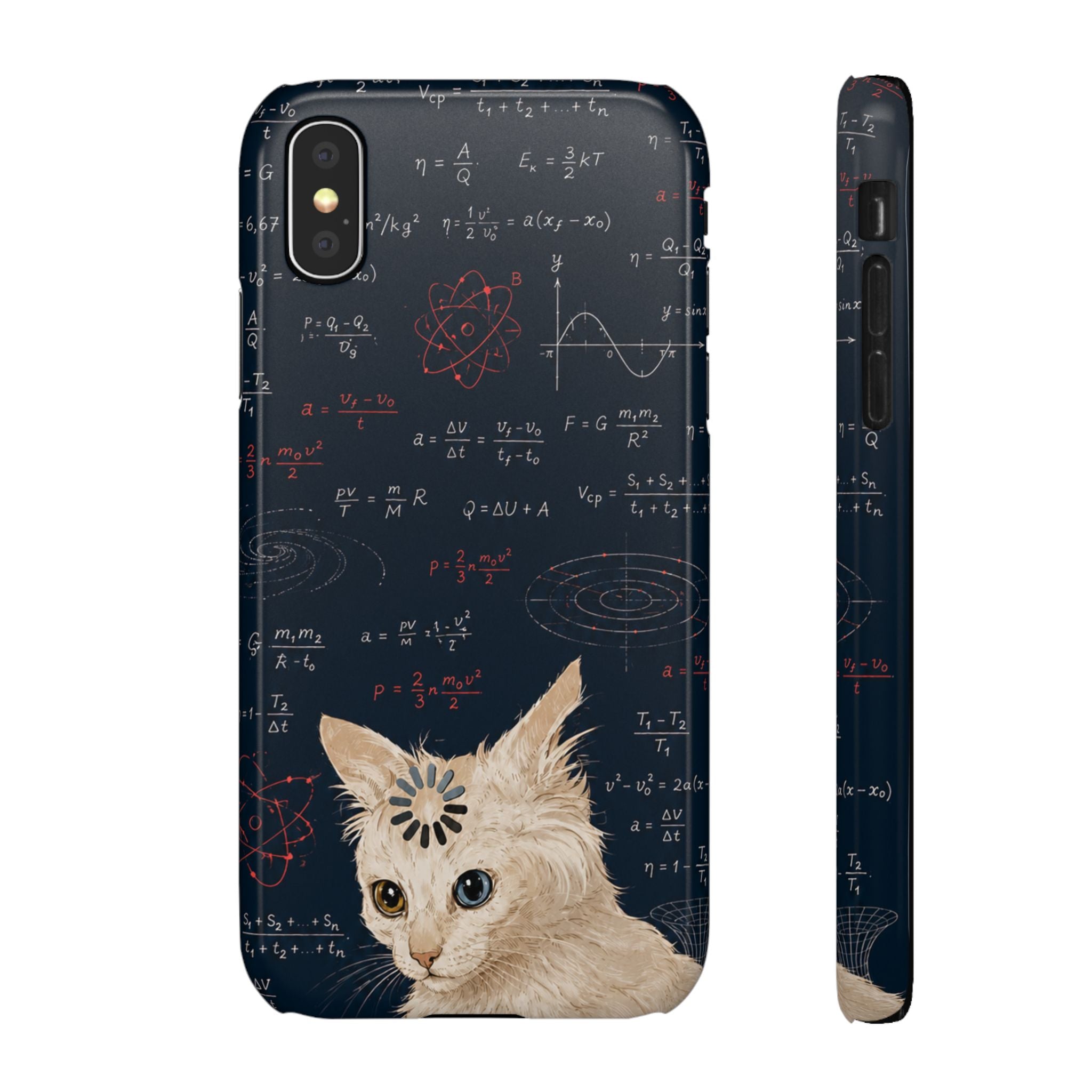 Quantum Kitty Physics Phone Case