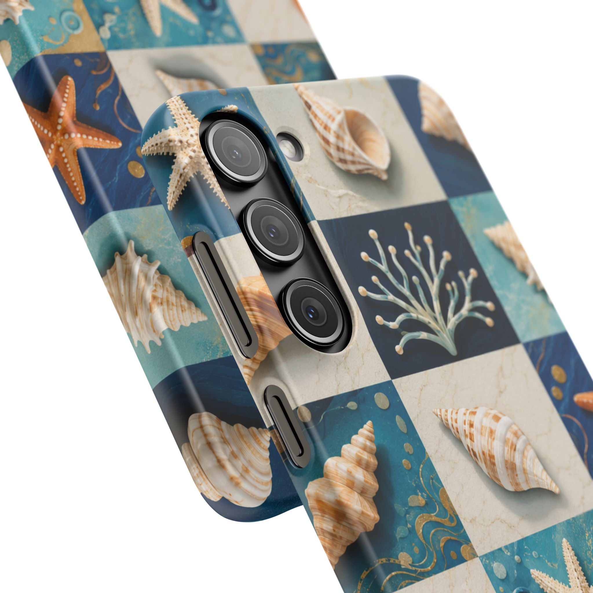 Coastal Seashell Mosaic Phone Case