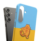 Peekaboo Orange Cat Phone Case