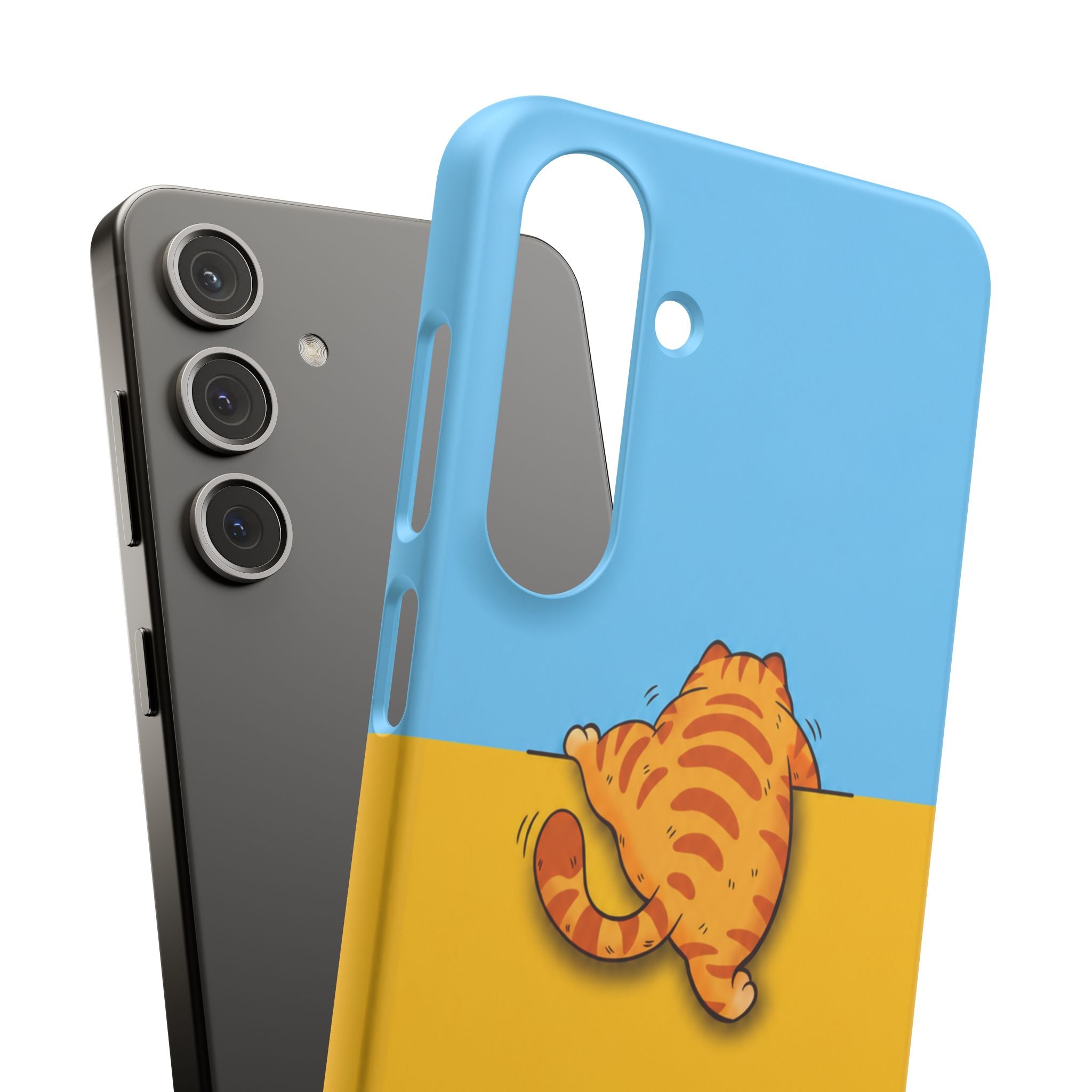 Peekaboo Orange Cat Phone Case