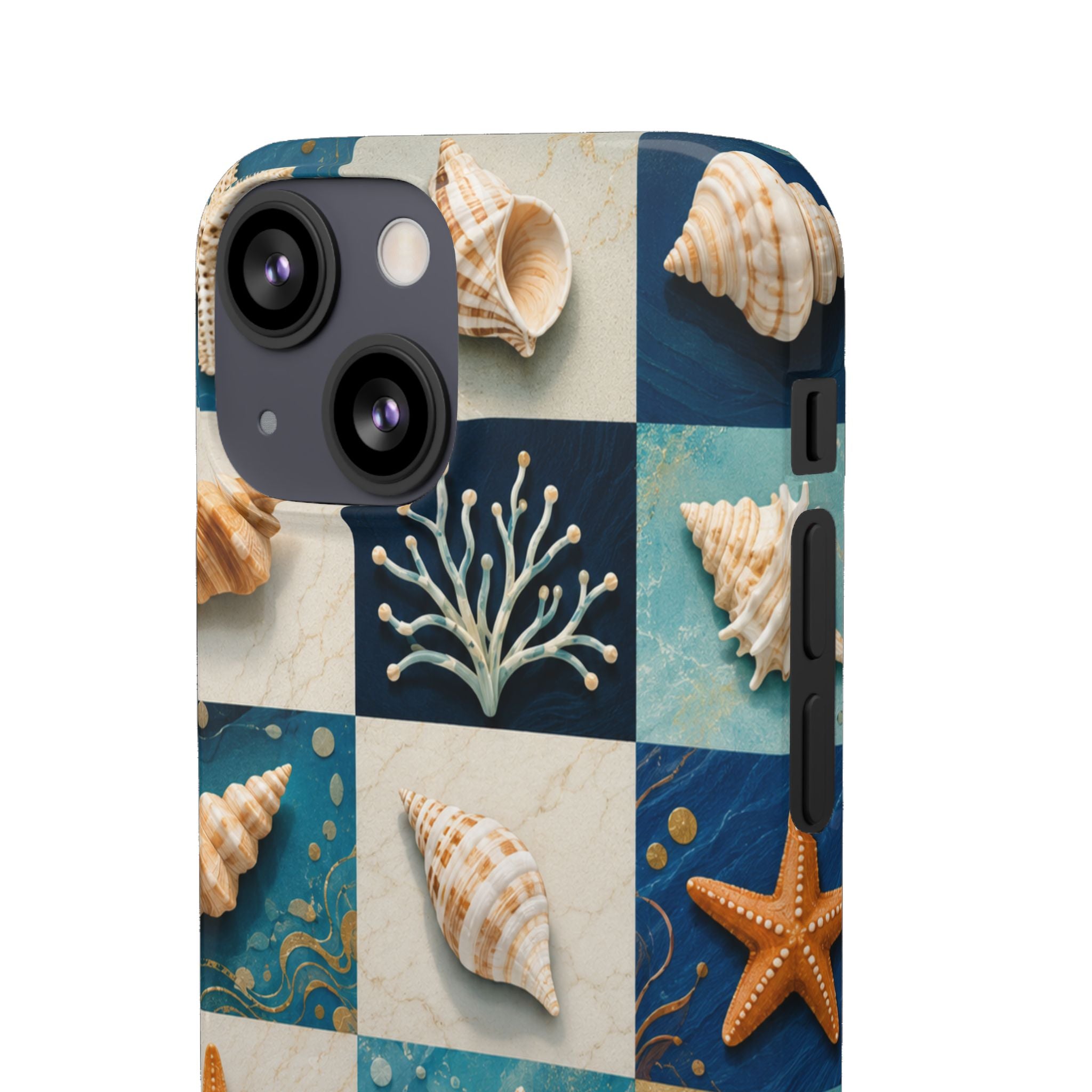 Coastal Seashell Mosaic Phone Case