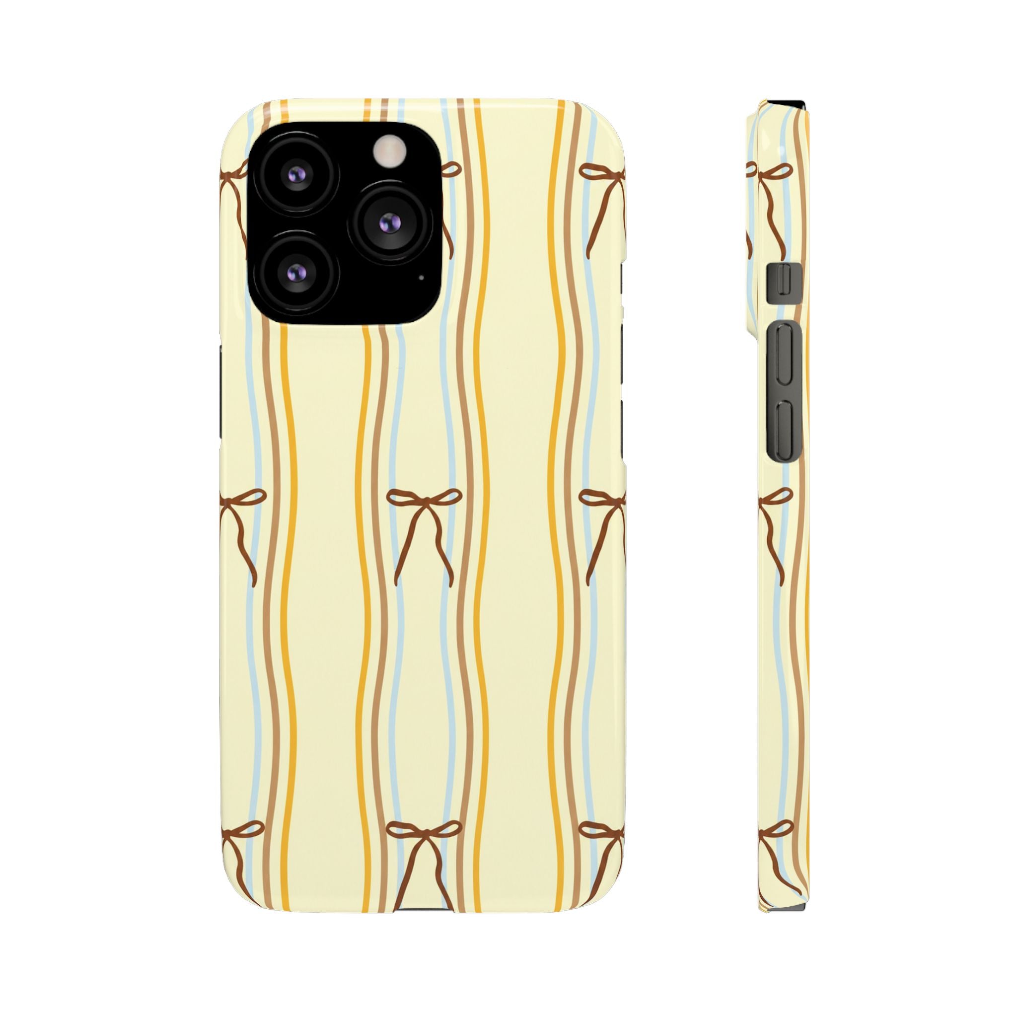 Bow Stripe Phone Case