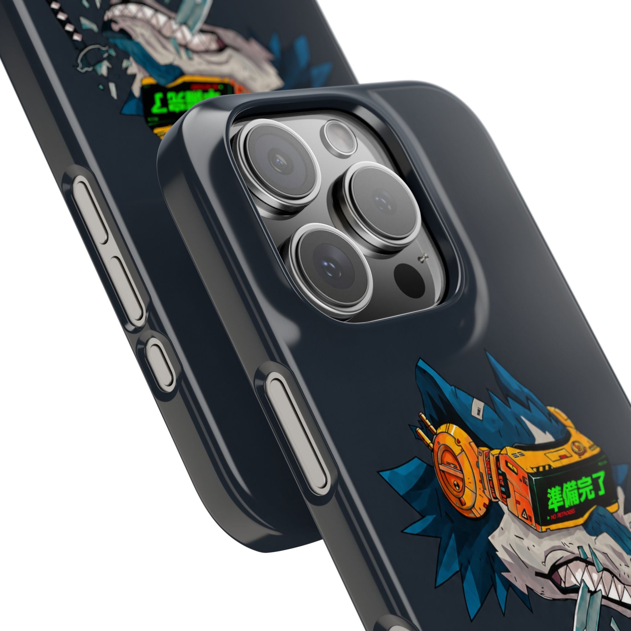 Cyberpunk Wolf Phone Case