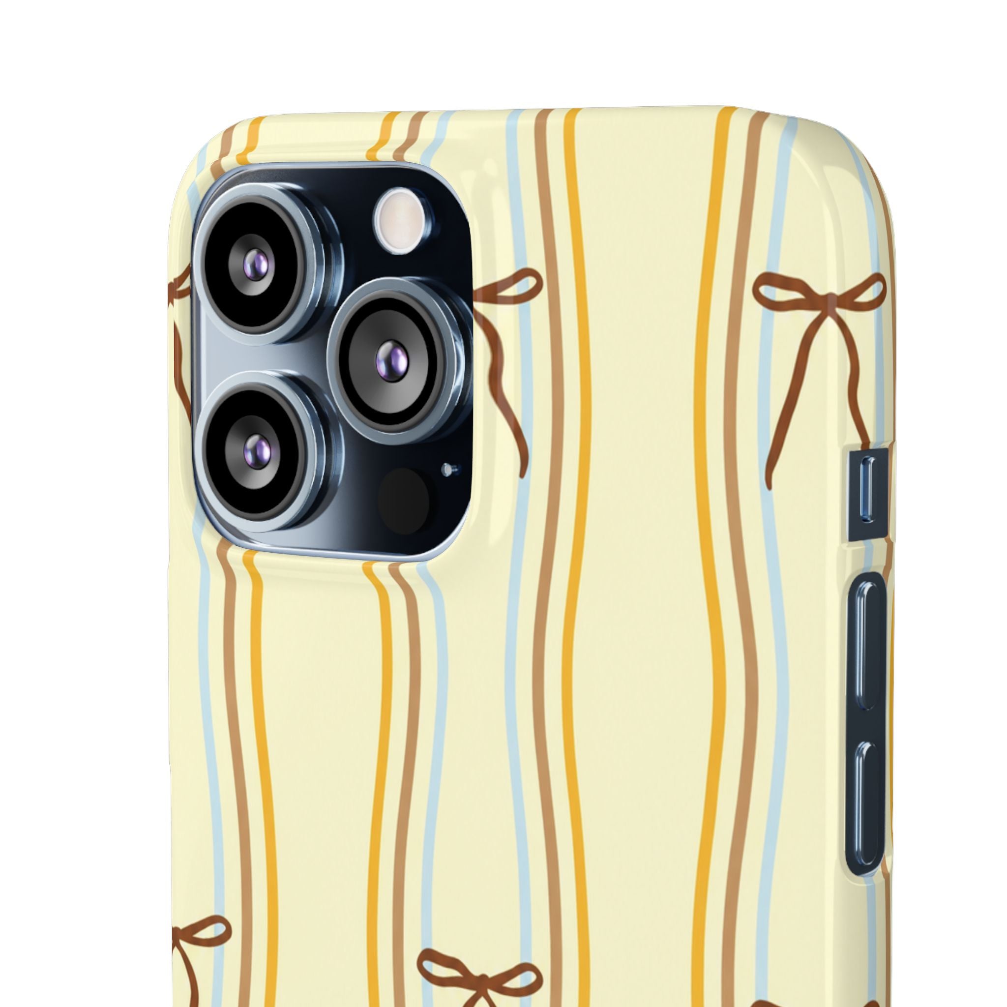 Bow Stripe Phone Case