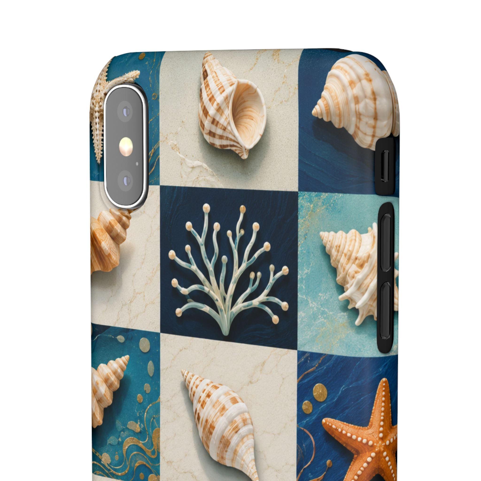 Coastal Seashell Mosaic Phone Case