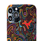 Neon Maze Phone Case