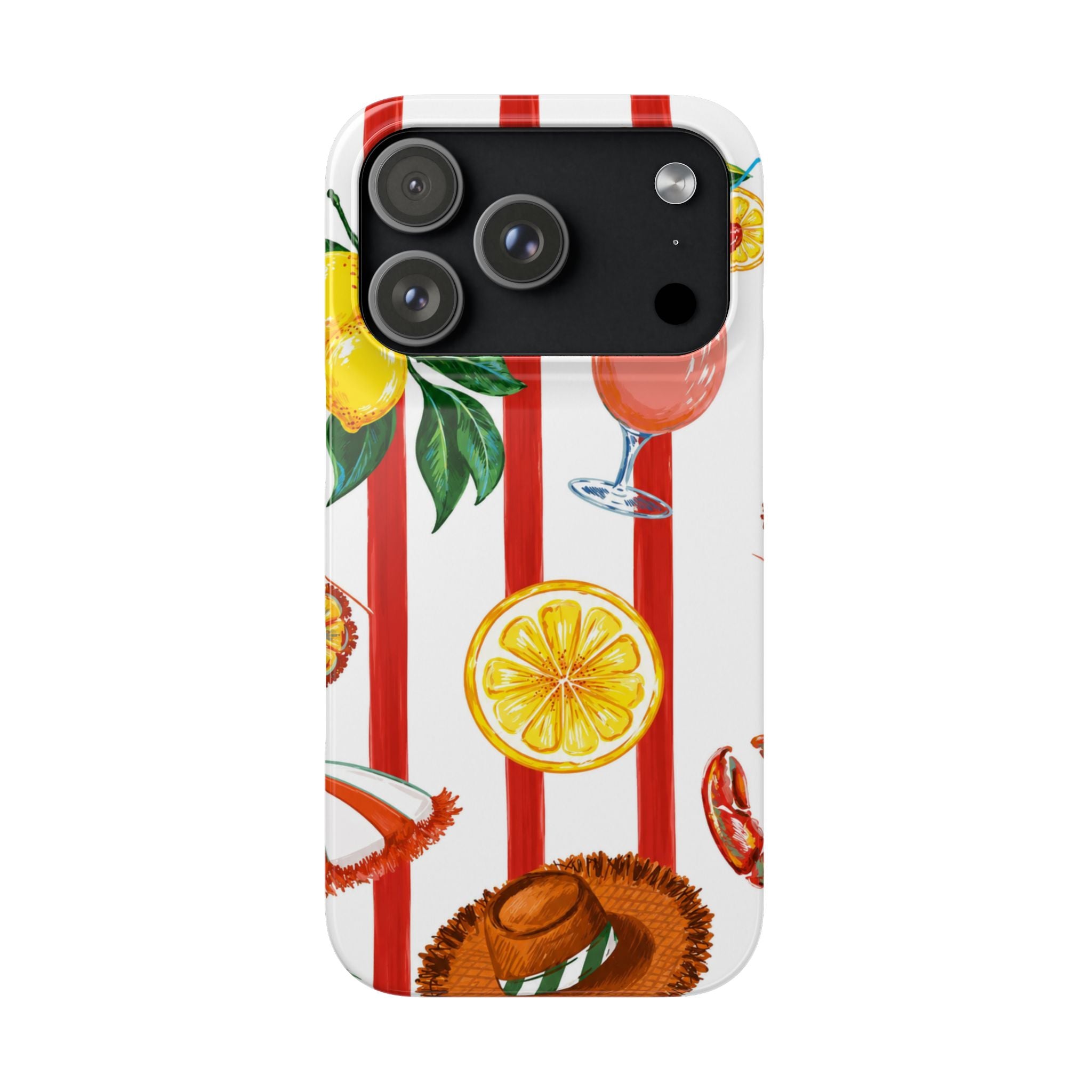 Lemon Coast – Summer Citrus Phone Case