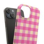 Pink Gingham Phone Case