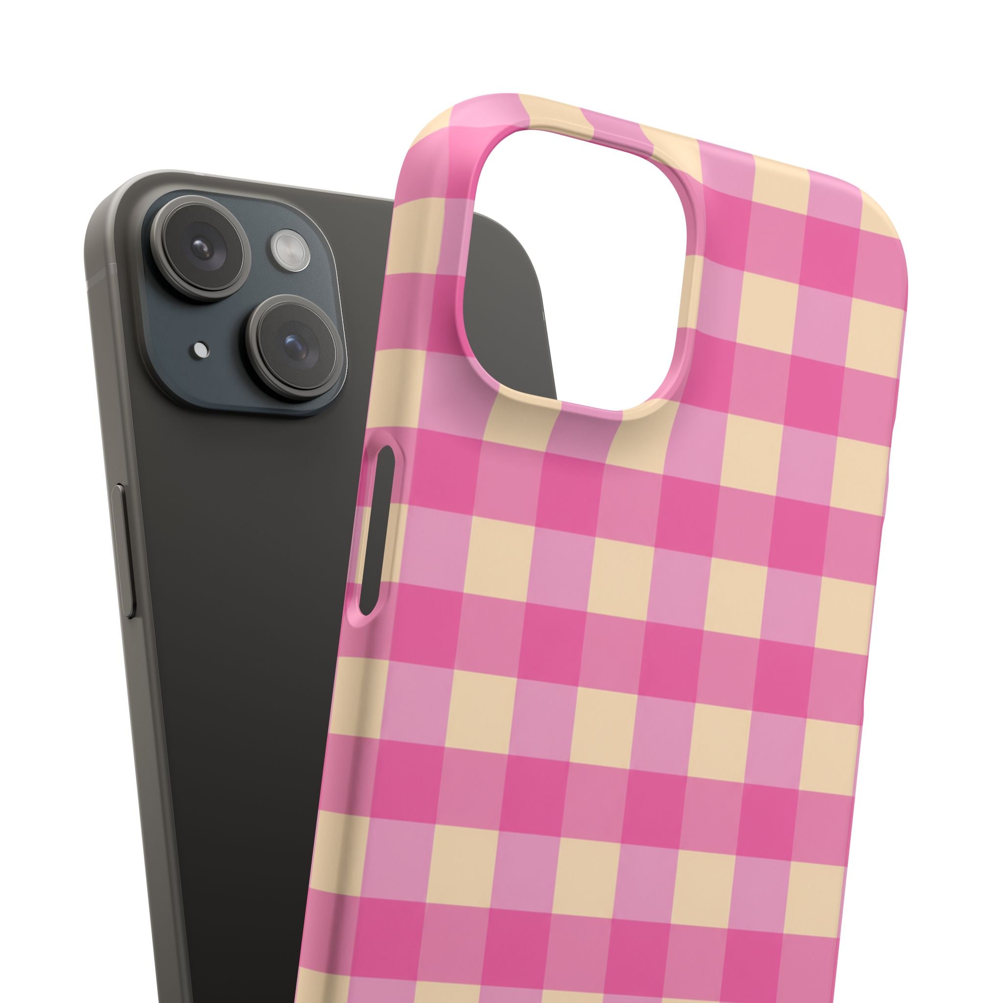 Pink Gingham Phone Case