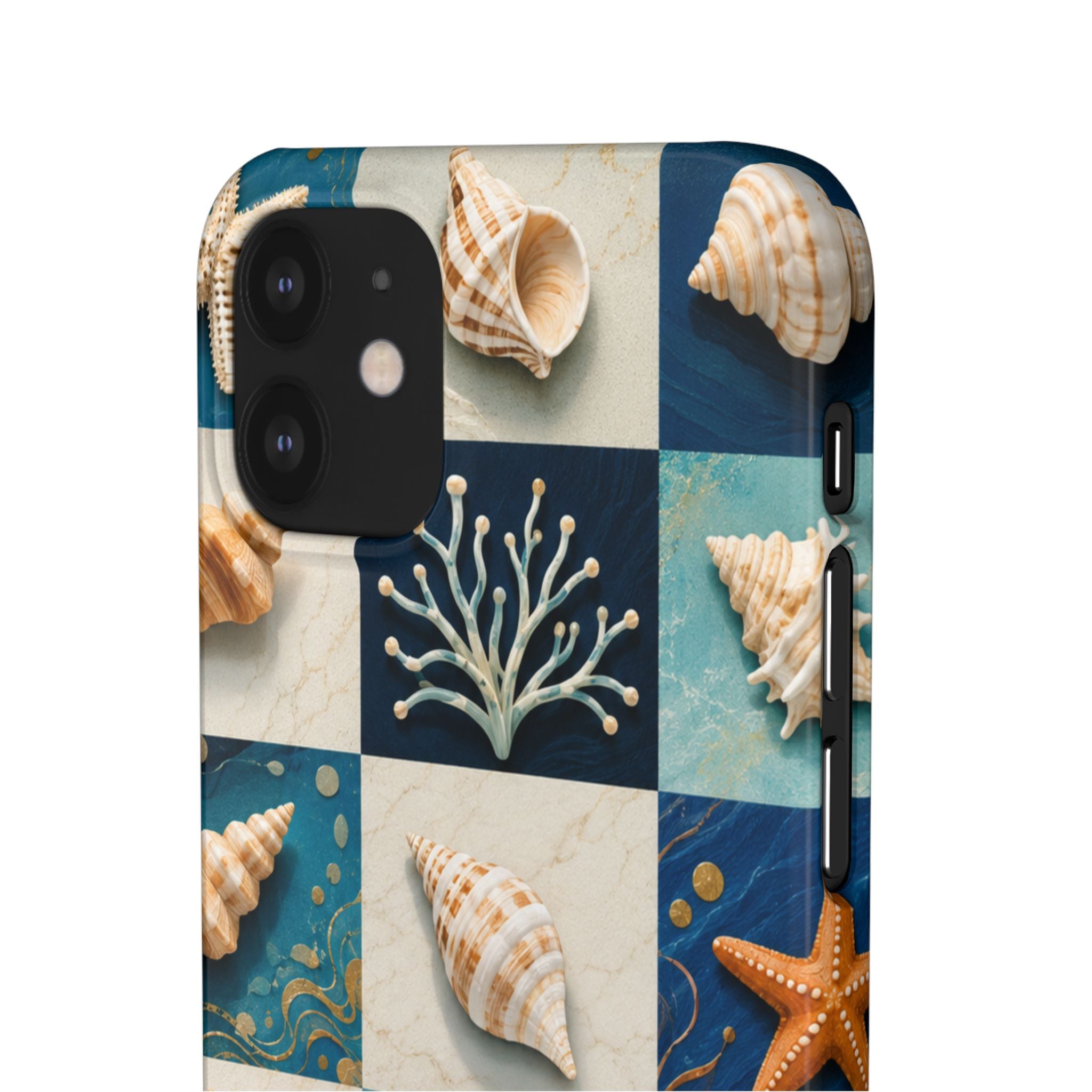 Coastal Seashell Mosaic Phone Case