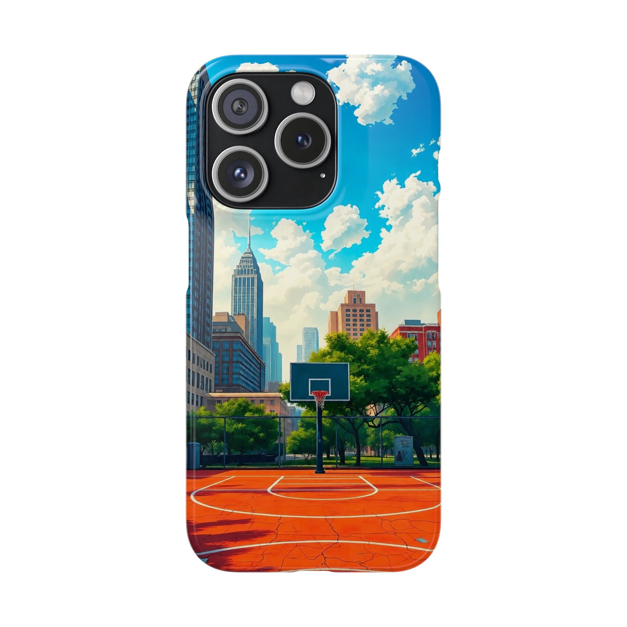 Urban Basketball Court Phone Case