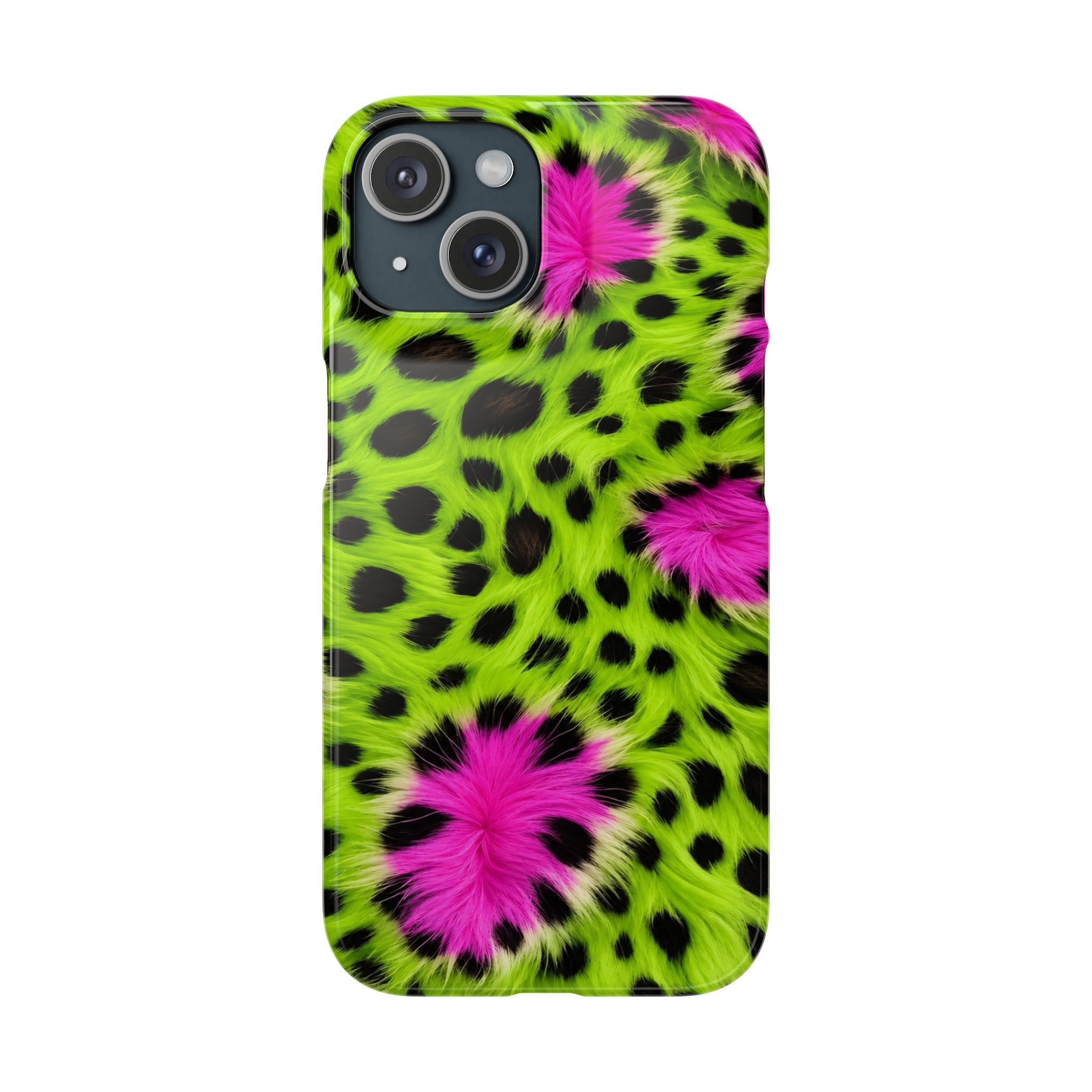 Neon Leopard Phone Case