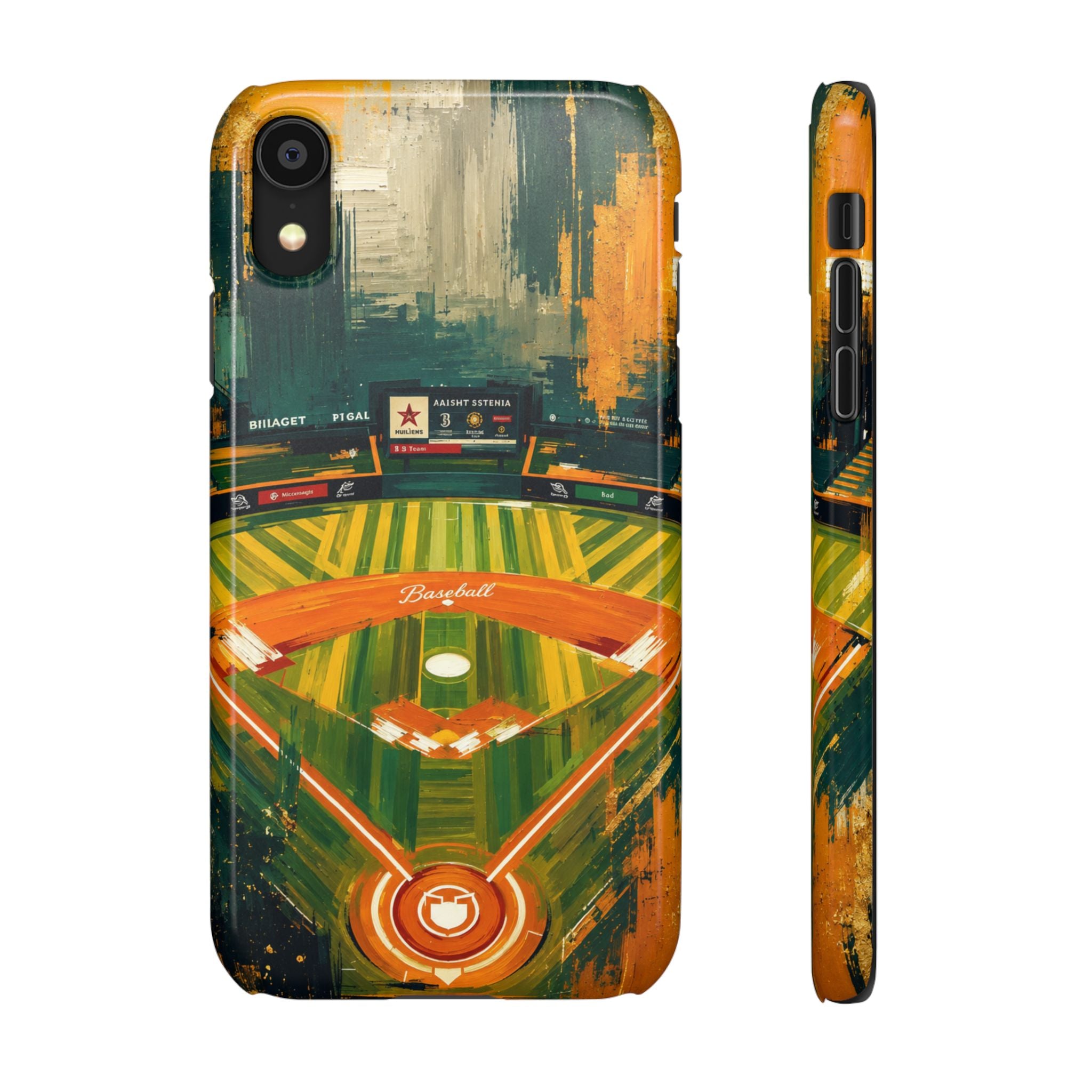 Abstract Baseball Stadium Phone Case