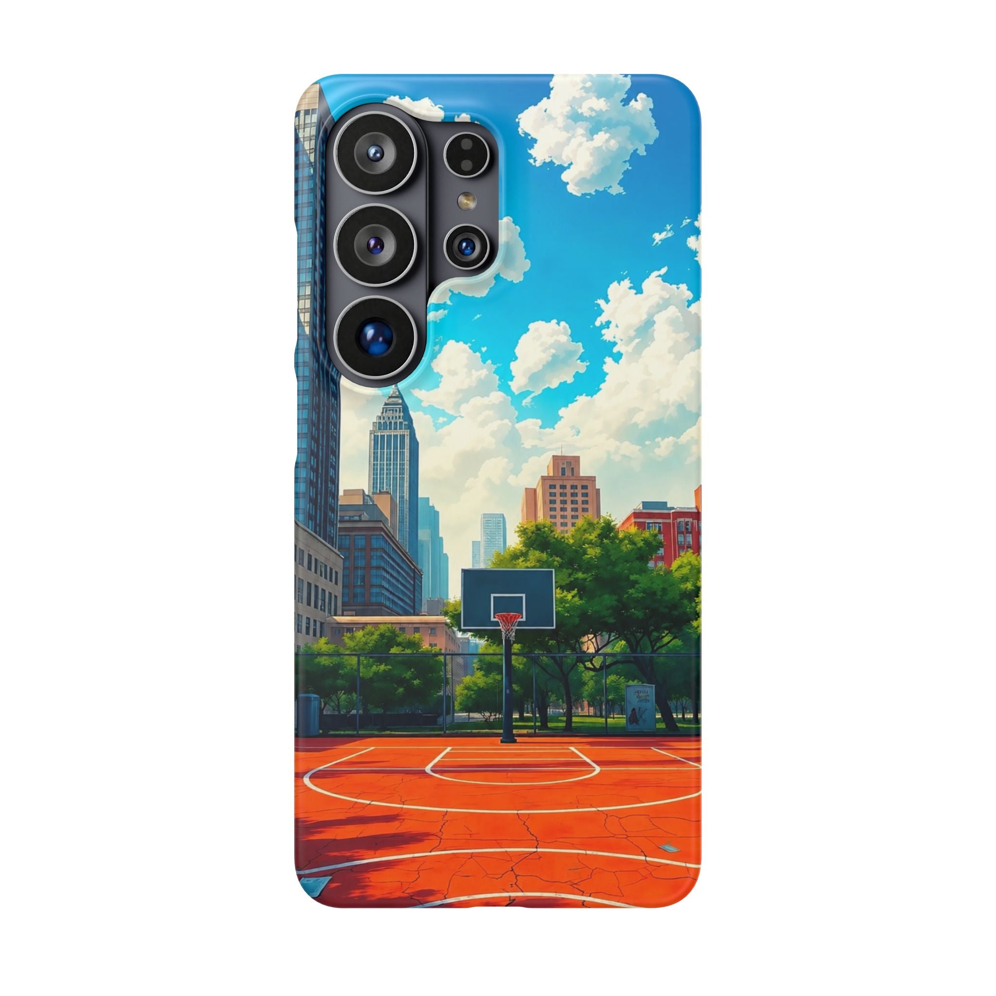 Urban Basketball Court Phone Case