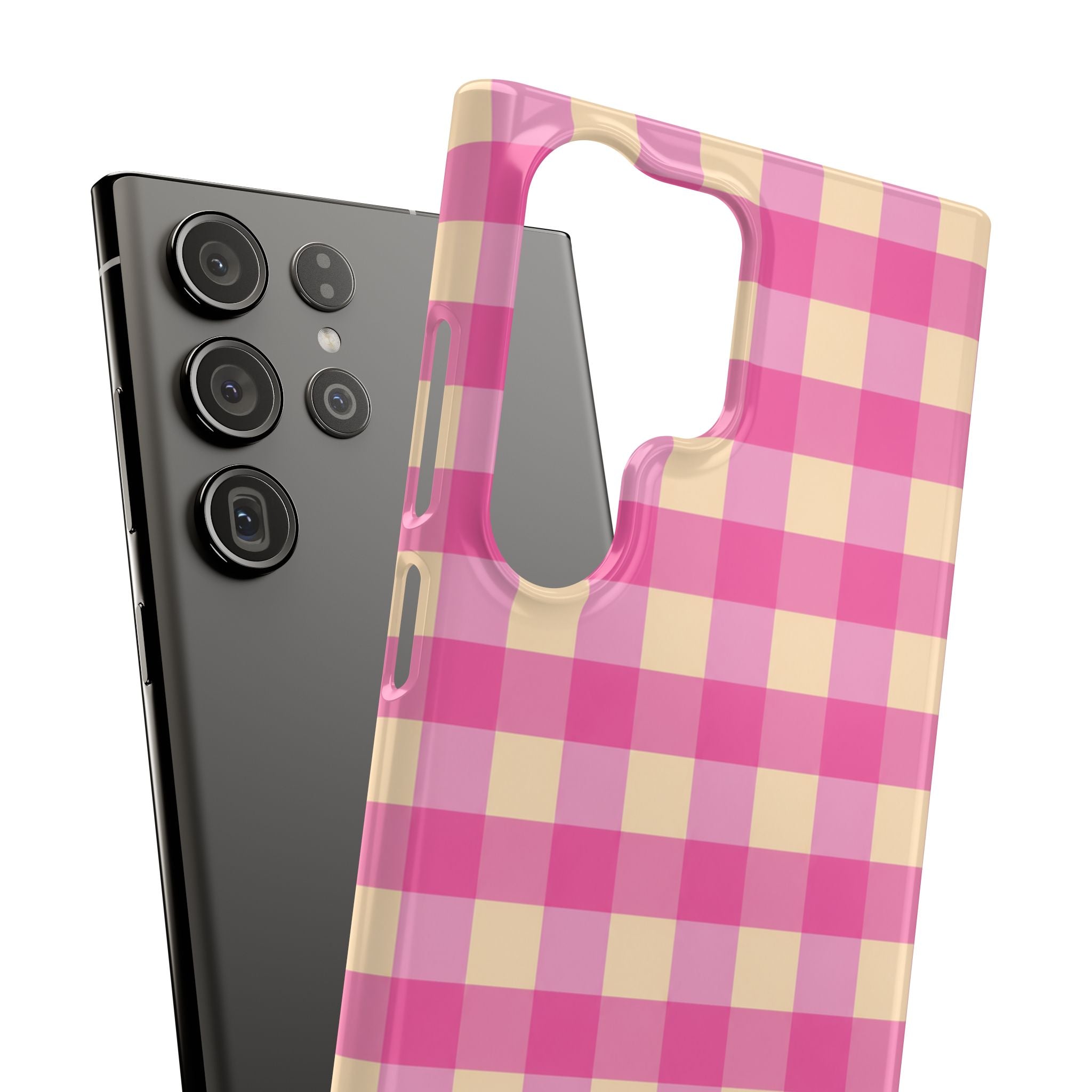 Pink Gingham Phone Case