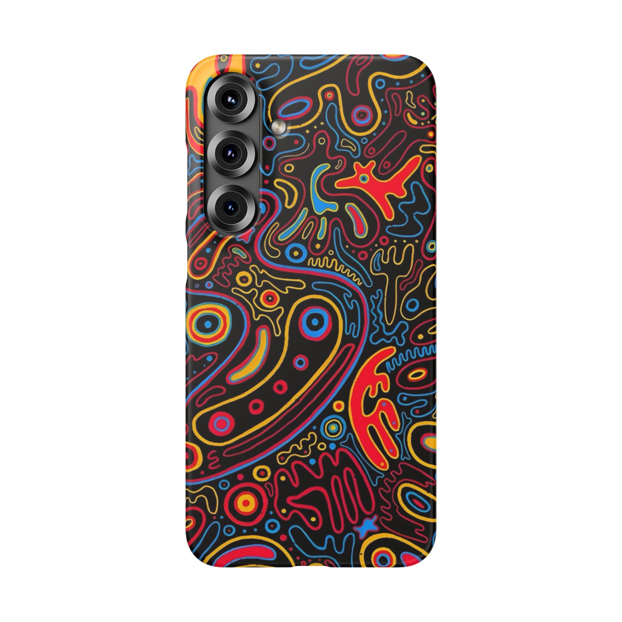 Neon Maze Phone Case