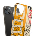 Retro Cassette Floral Phone Case