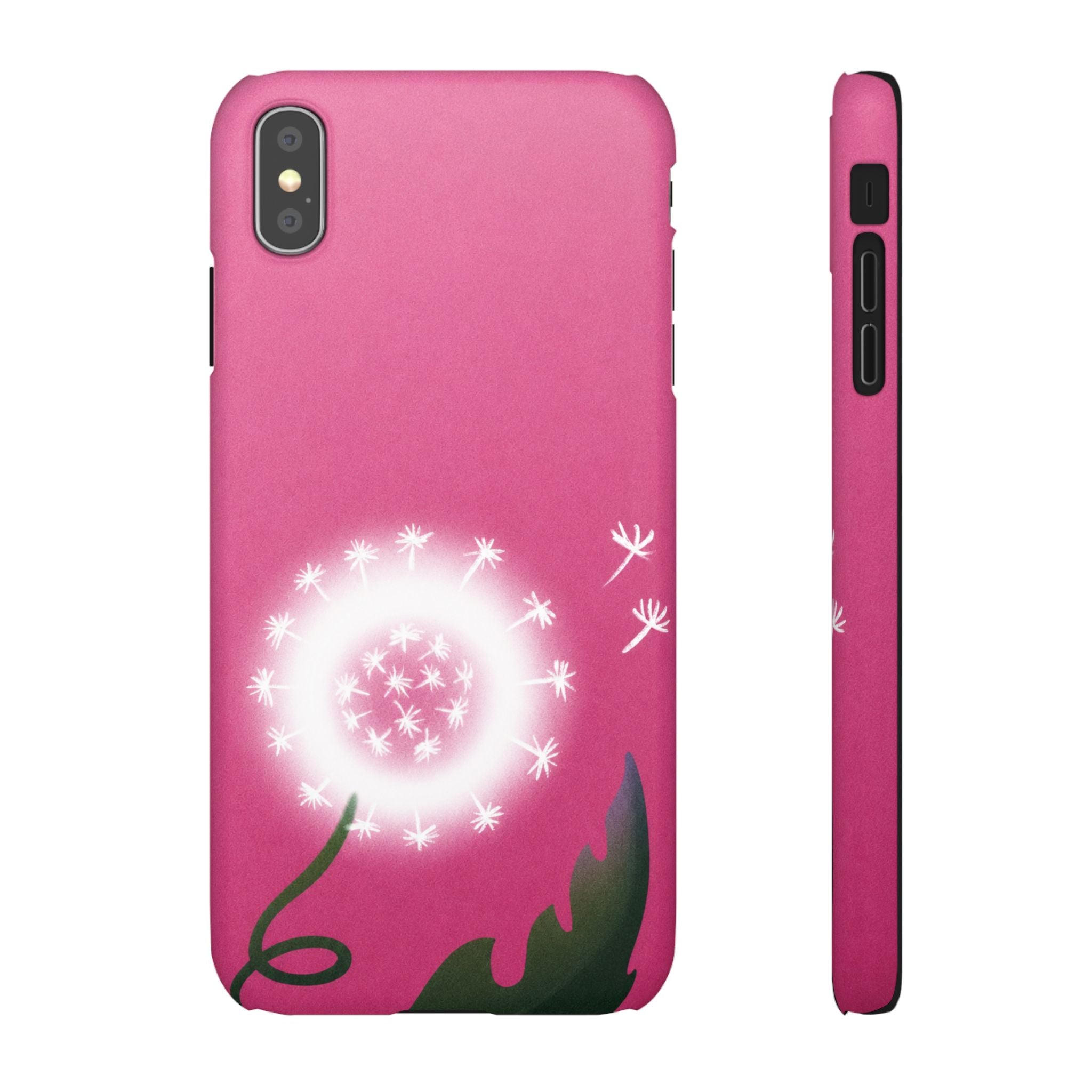 Pink Dandelion Phone Case