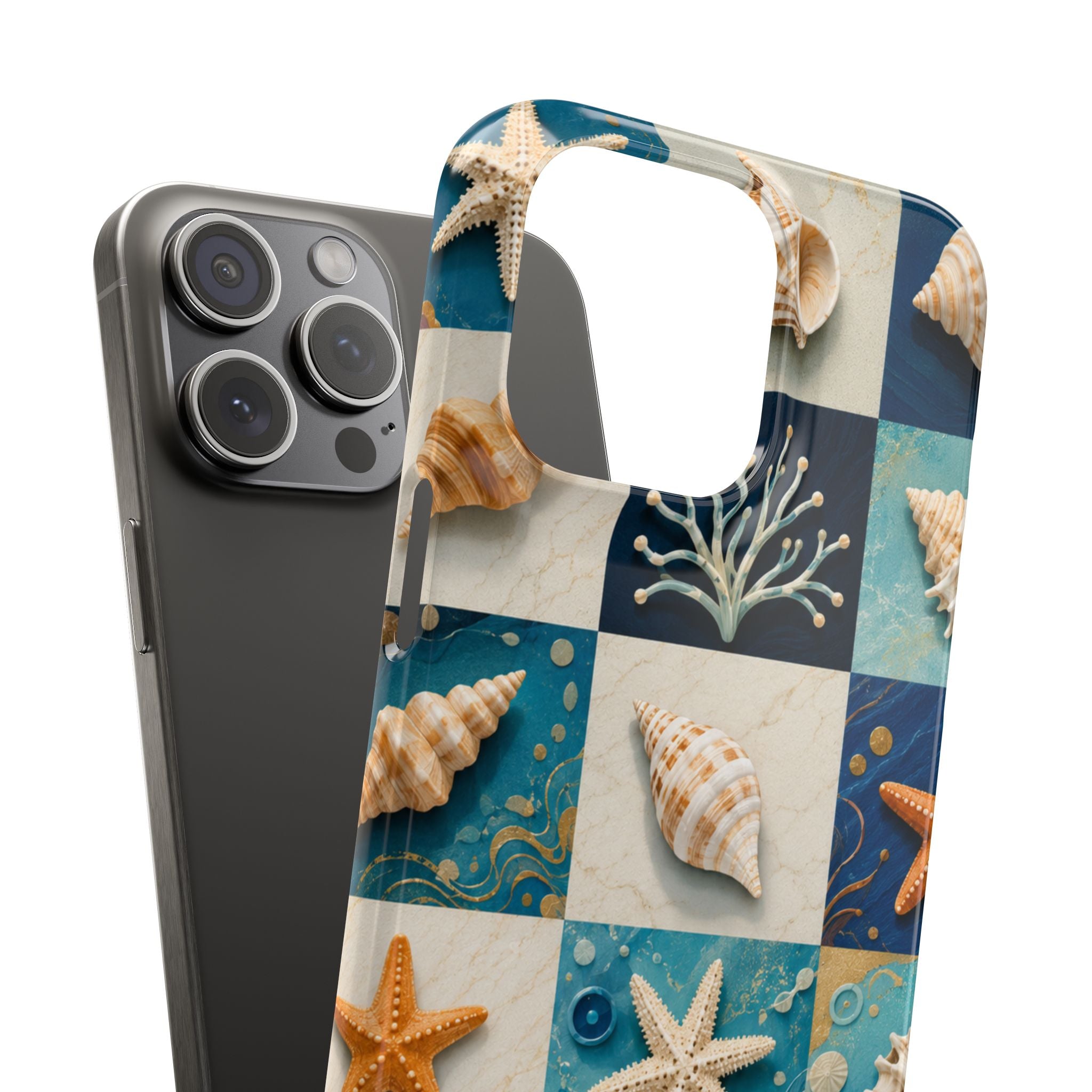 Coastal Seashell Mosaic Phone Case