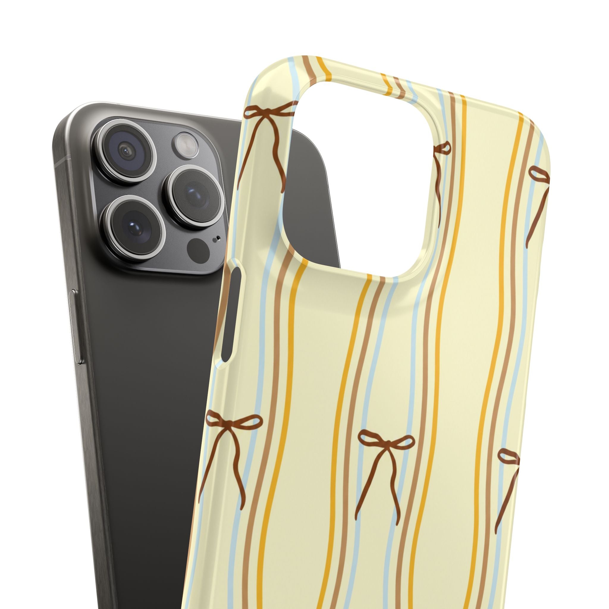 Bow Stripe Phone Case