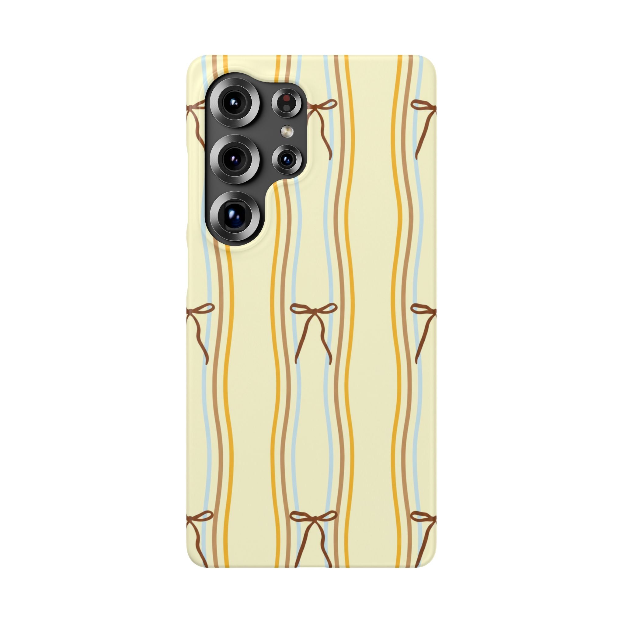 Bow Stripe Phone Case