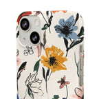 Wildflower Sketch Phone Case