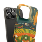 Abstract Baseball Stadium Phone Case
