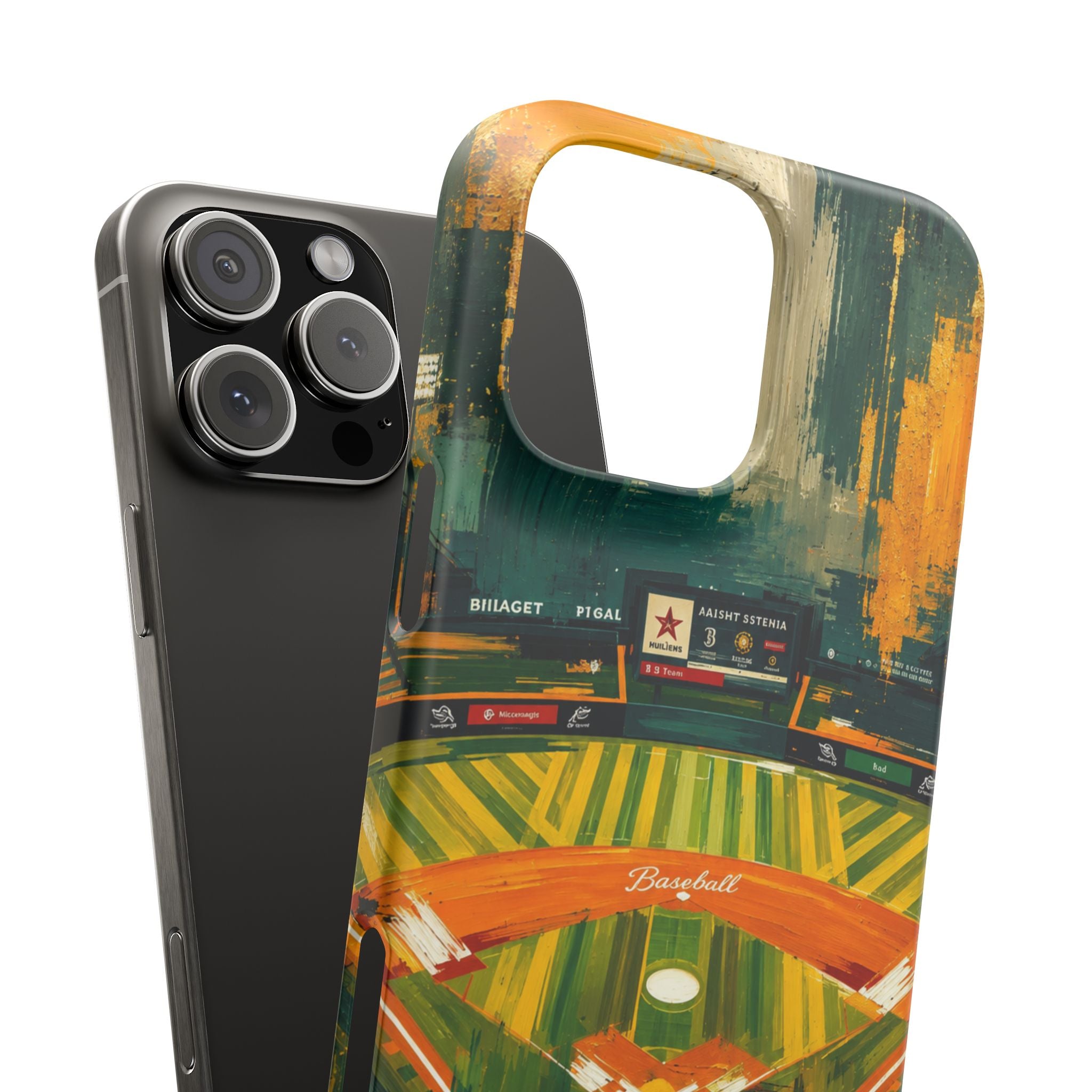 Abstract Baseball Stadium Phone Case